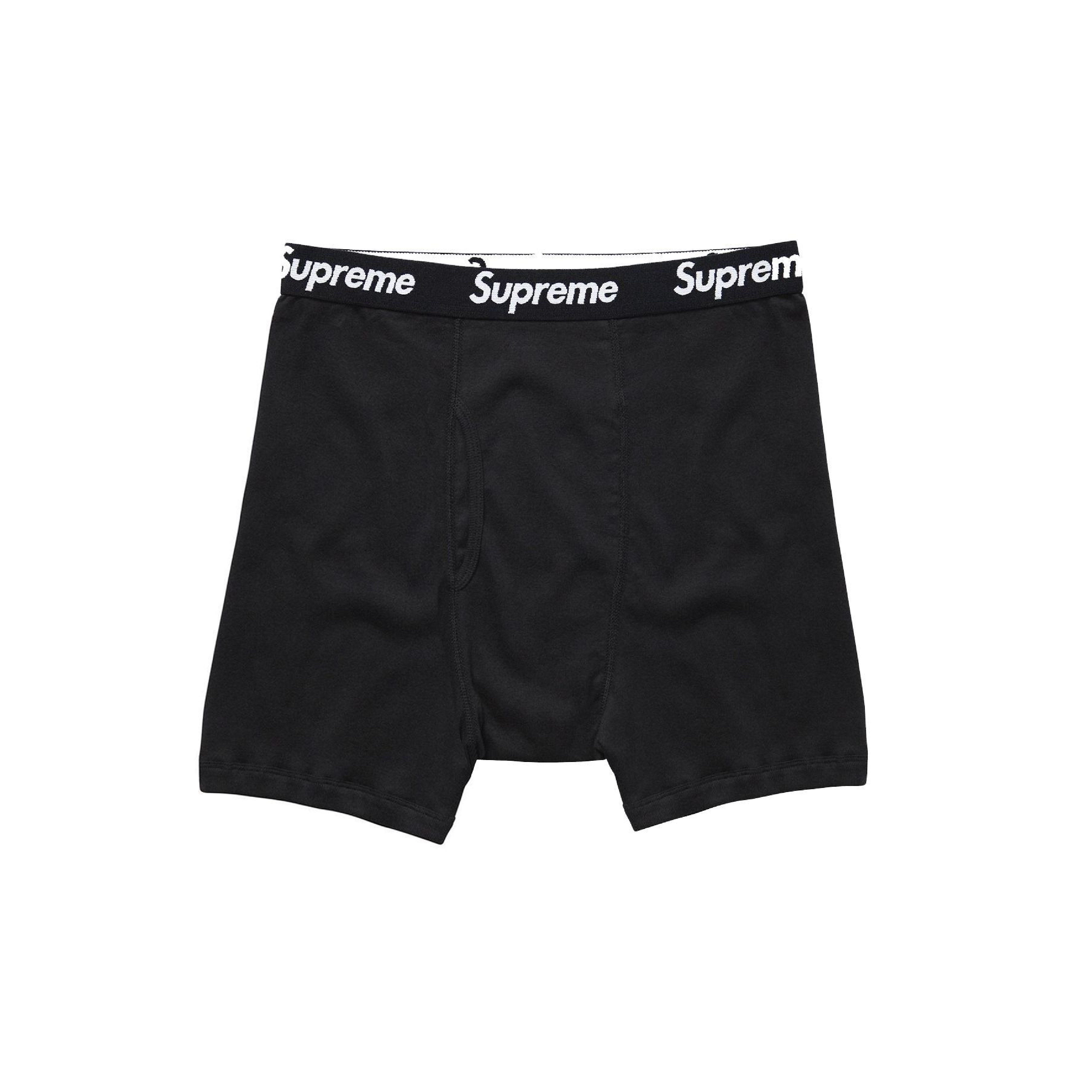 Supreme x Hanes Boxer Briefs Black – QUEIO®