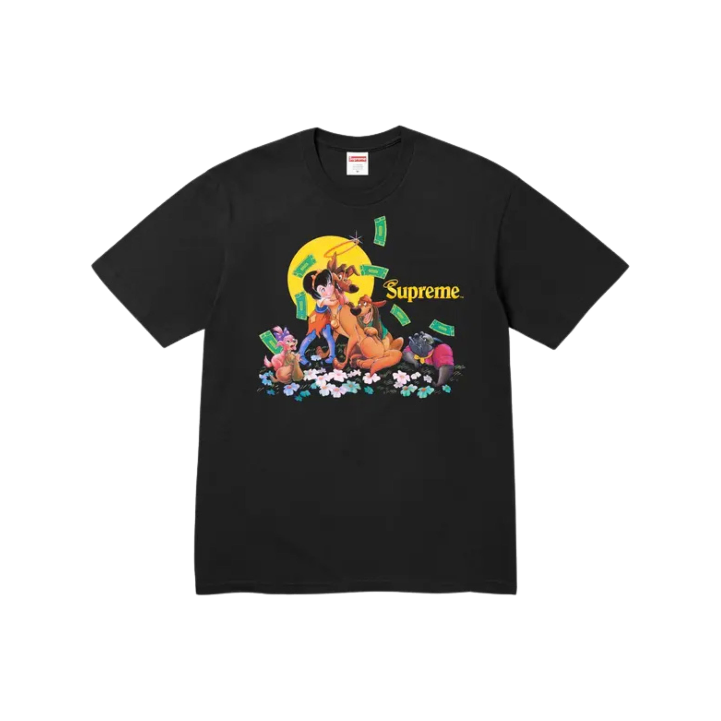 Supreme All Dogs Go To Heaven Tee Black