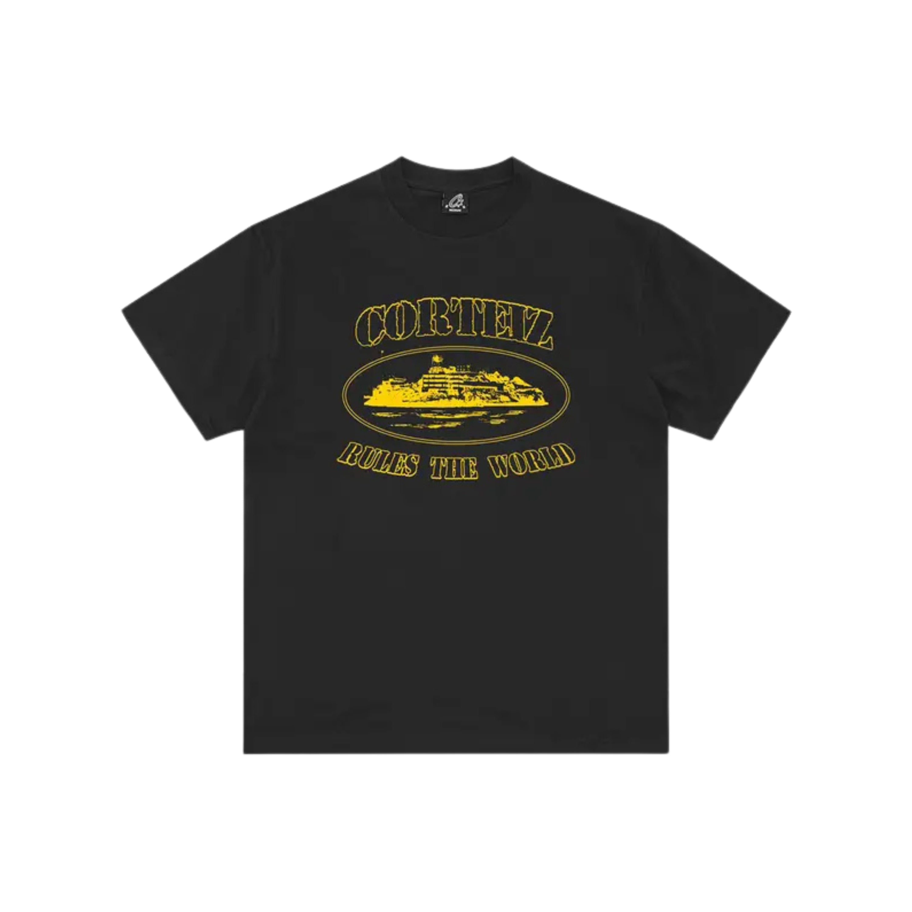 Corteiz OG Alcatraz Honey Tee Black