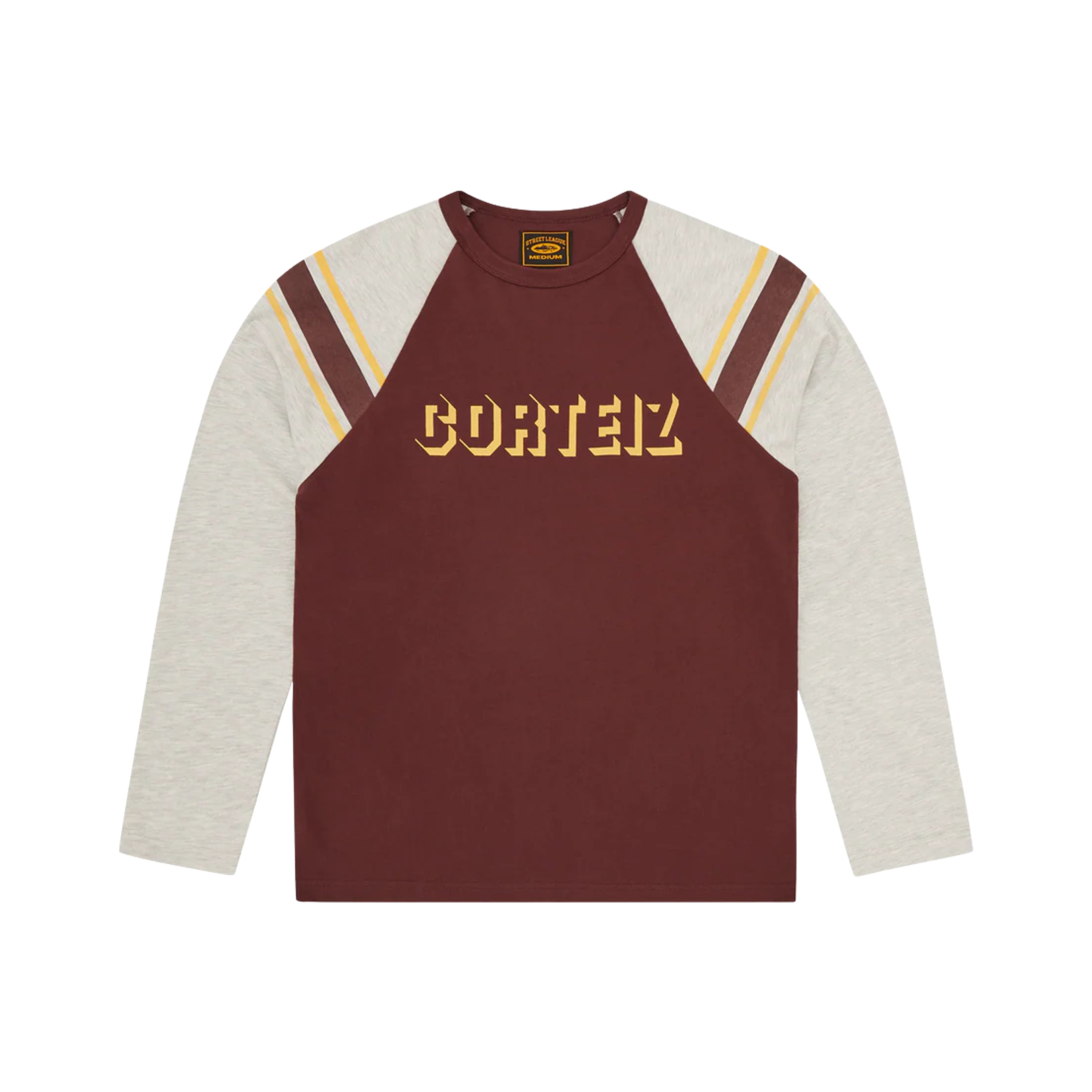 Corteiz '97' Raglan Heavyweight Longsleeve Burgundy