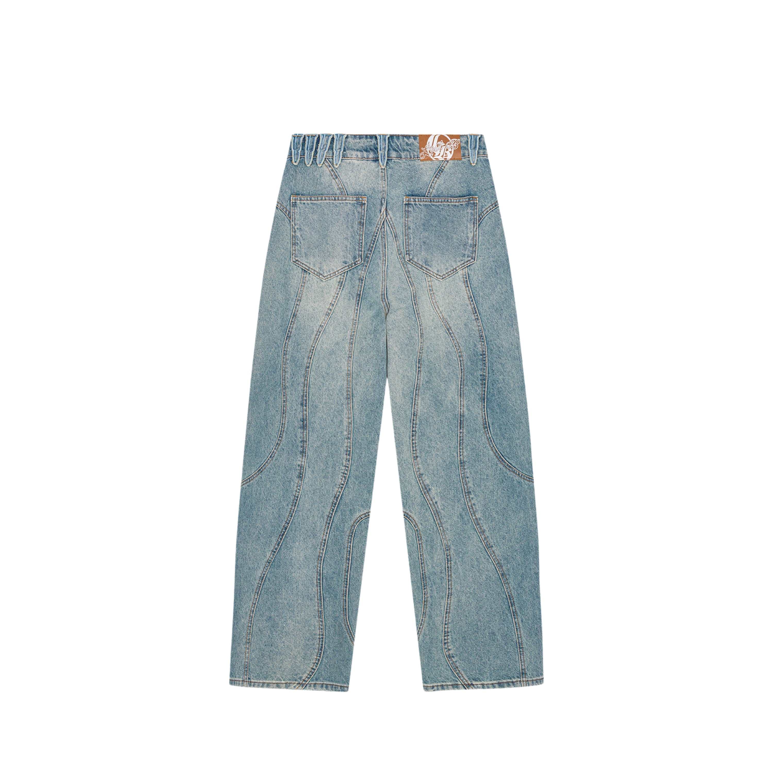 Lost Boys Outerstream Curvy Jeans Stonewashed Blue