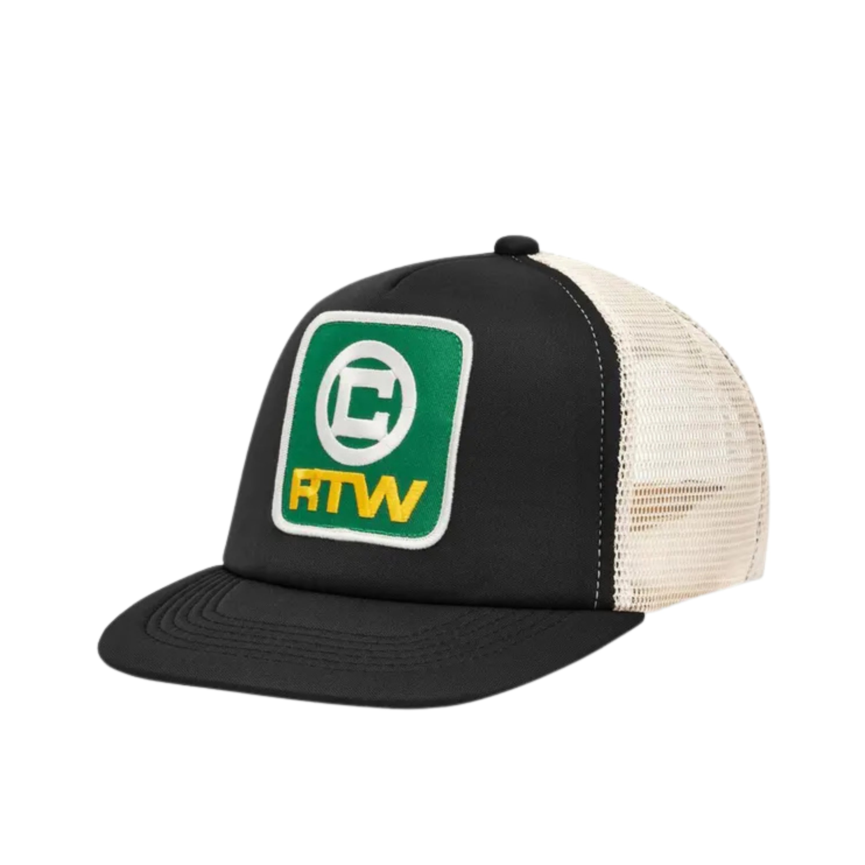 Corteiz Green Box Trucker Black