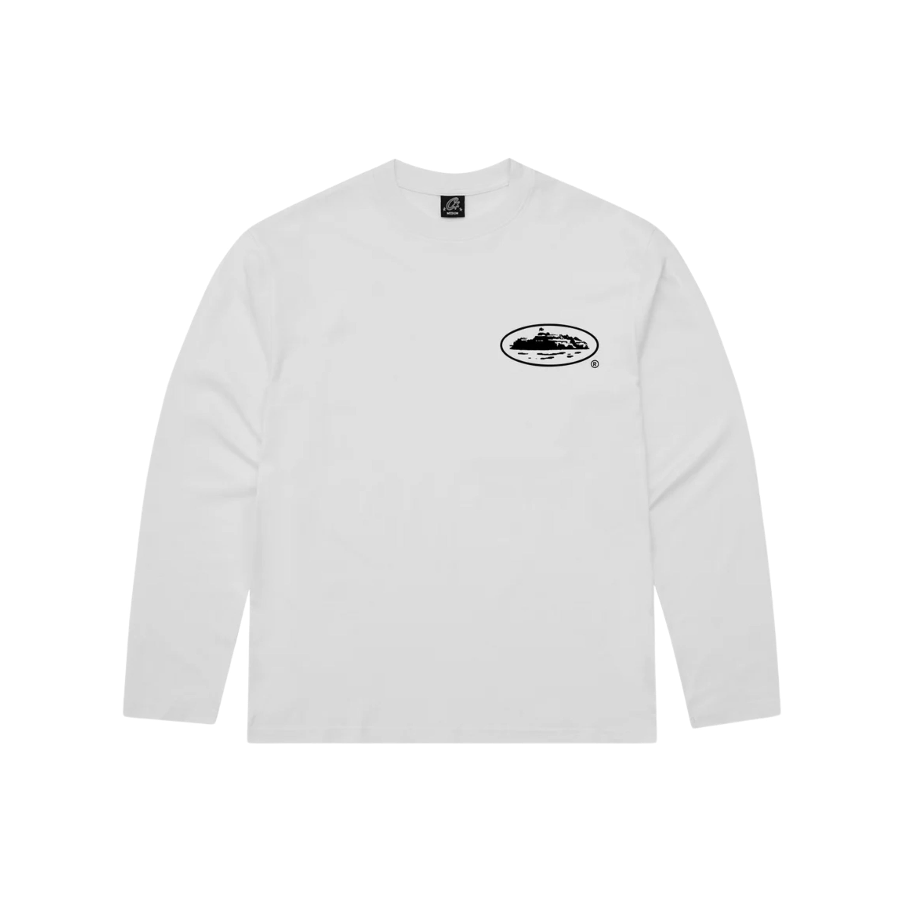 Corteiz OG Island Longsleeve White