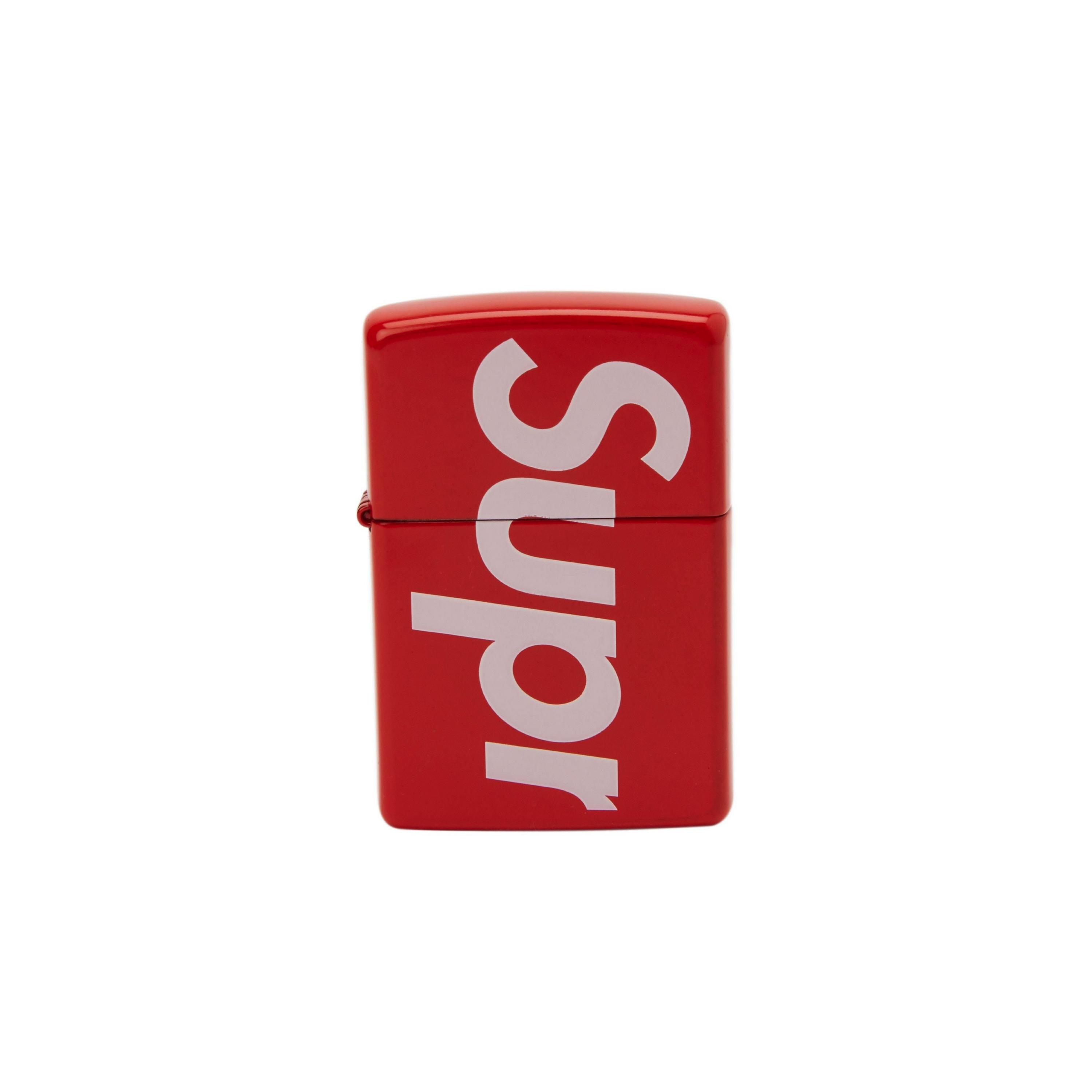 Supreme Logo Zippo Red
