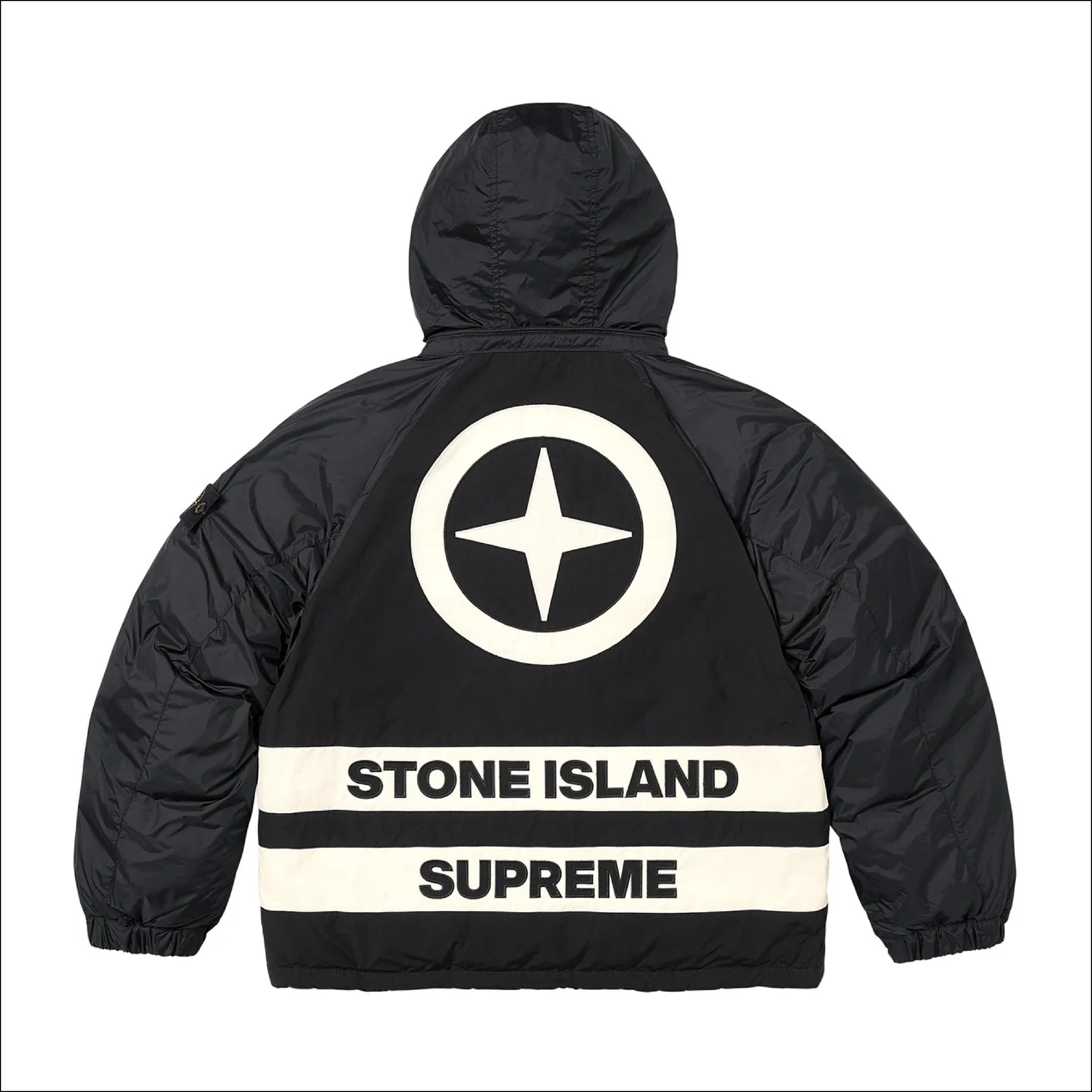 Supreme Stone Island Reversible Down Puffer Black