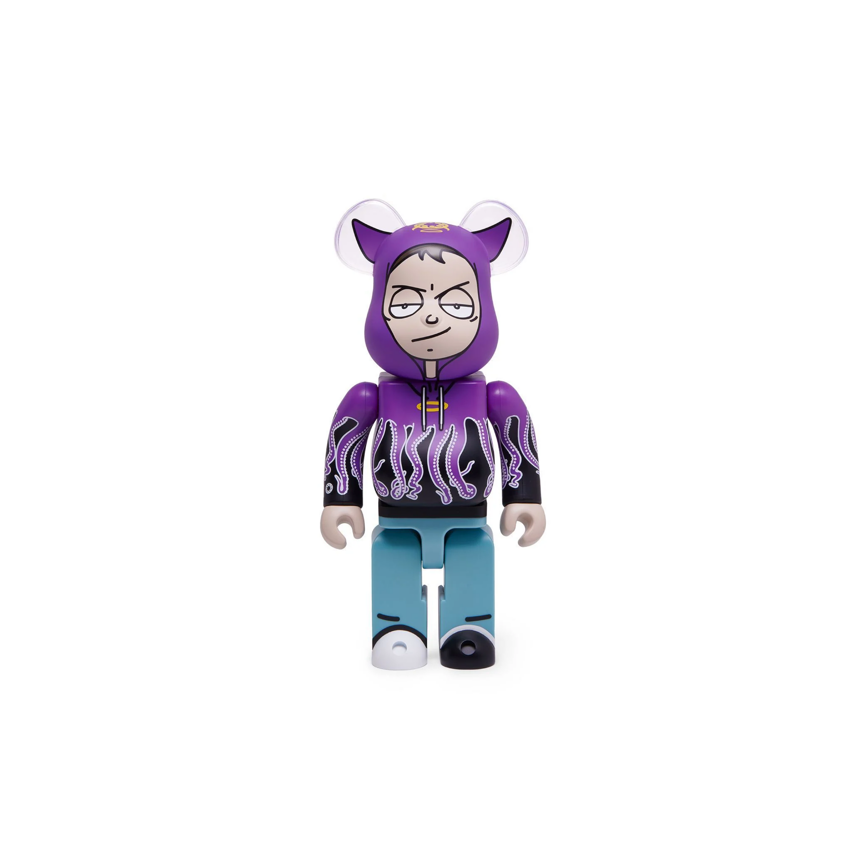 Bearbrick x Thasup x Octopus 400% Toy Purple