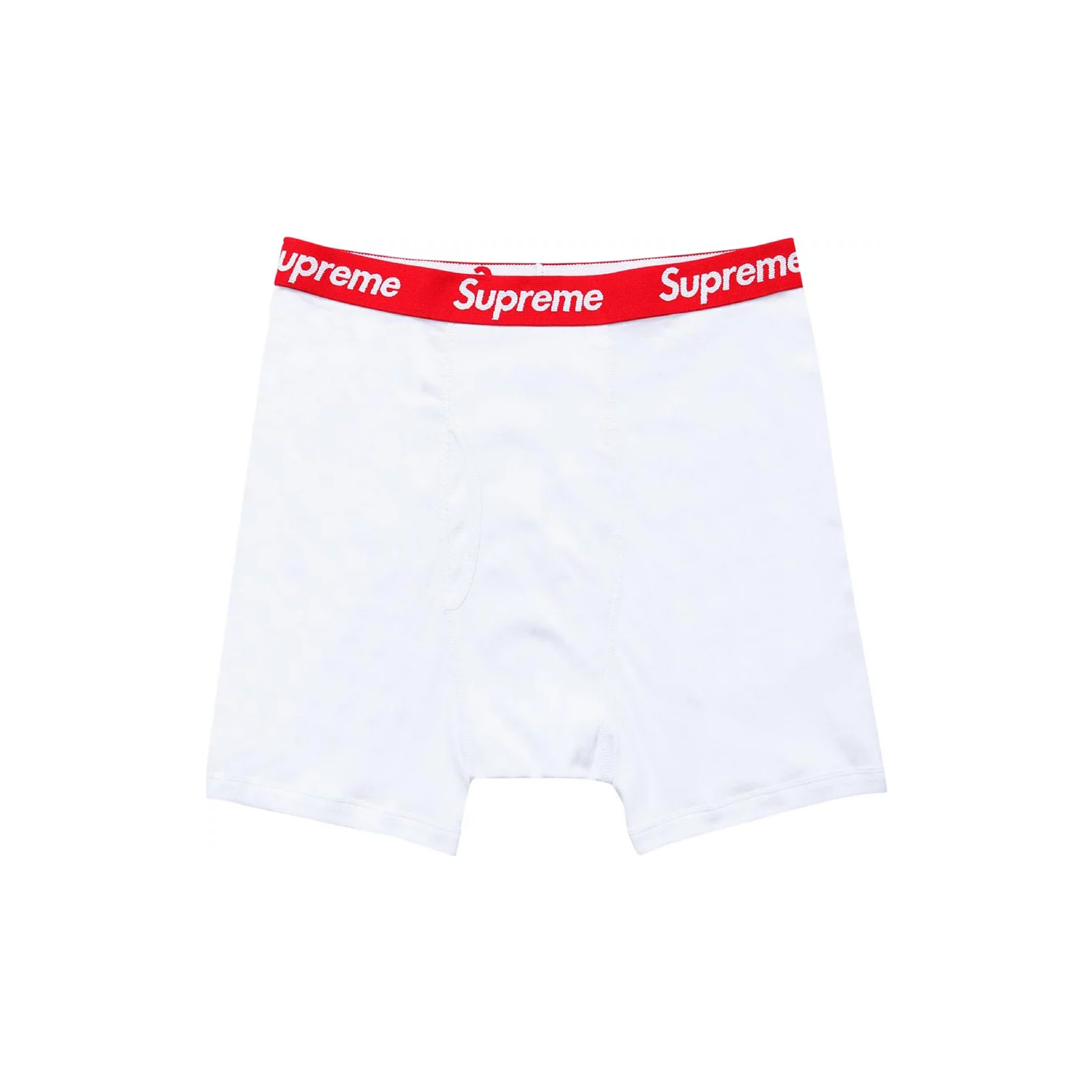 Supreme x Hanes Boxer Briefs White