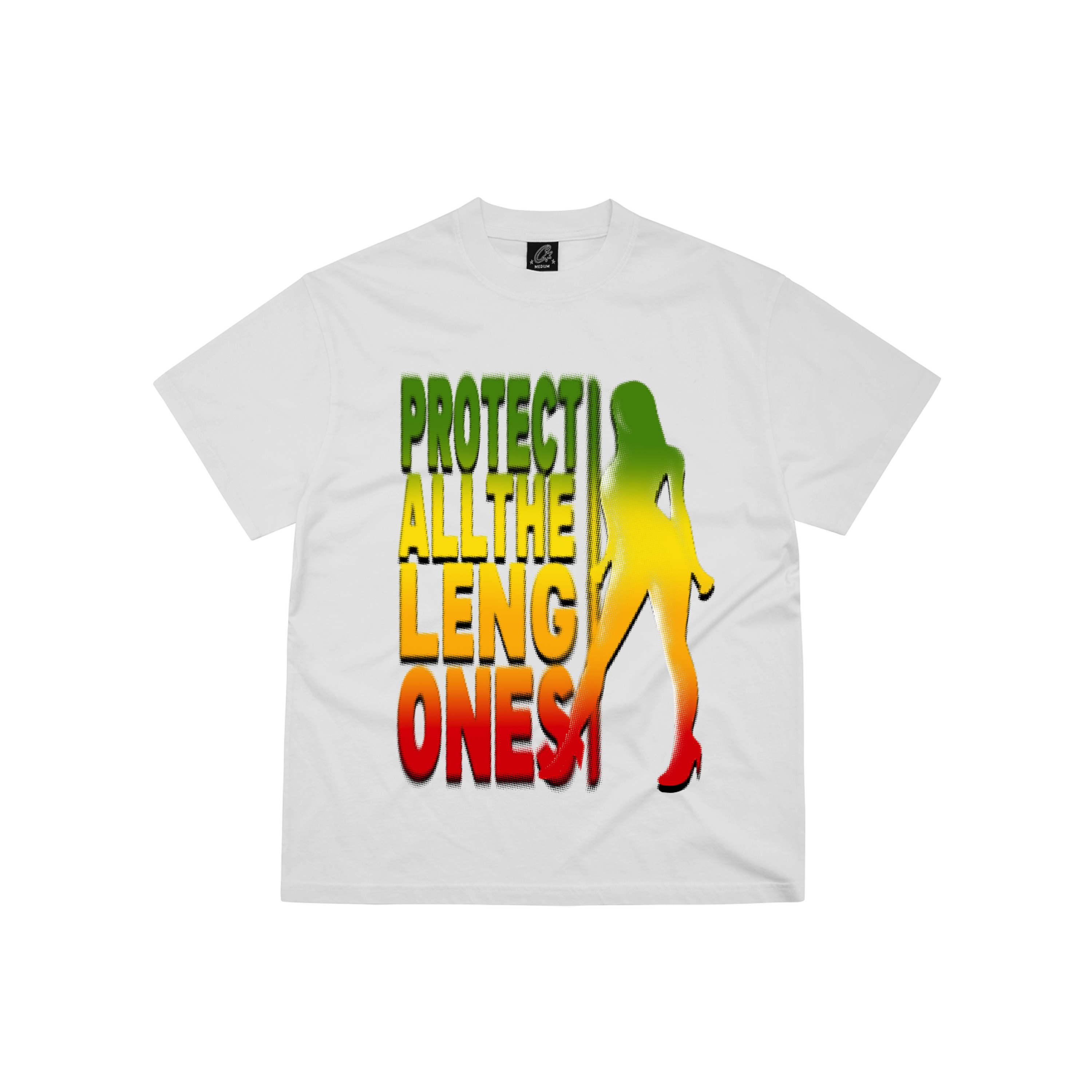 Corteiz Protect All The Leng Ones Tee White