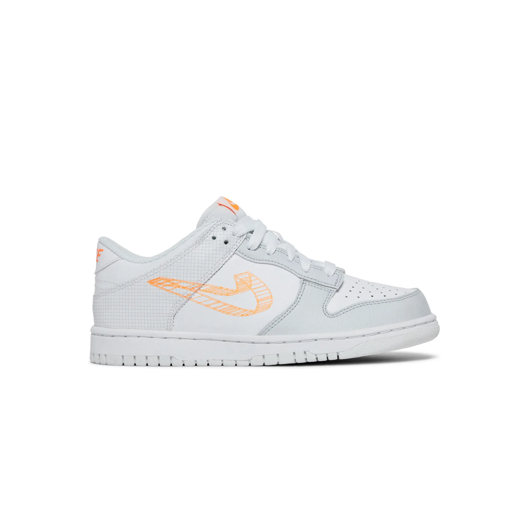 Nike Dunk Low SE 3D Swoosh Pure Platinum Orange