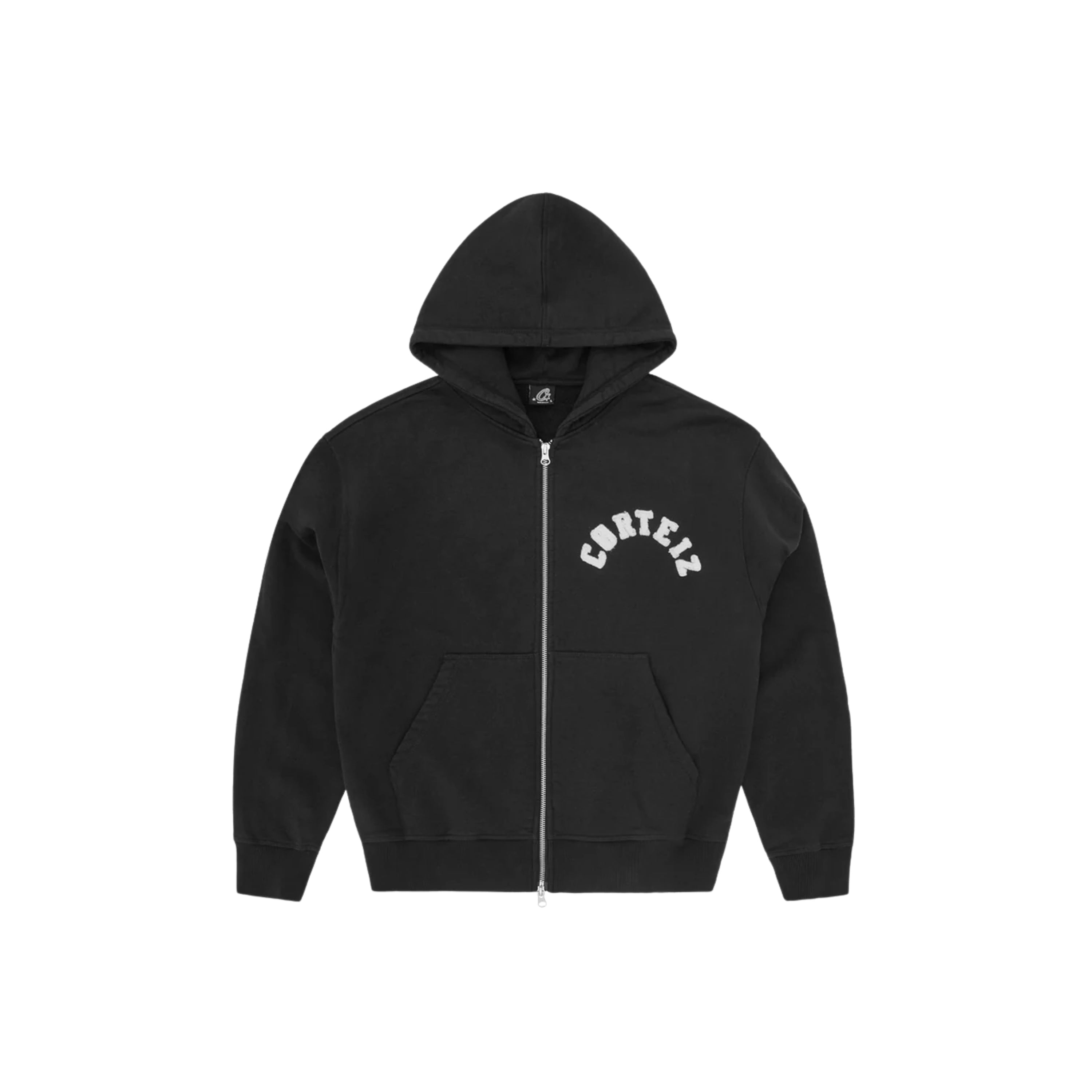 Corteiz Colly Arch Zip Hoodie Black