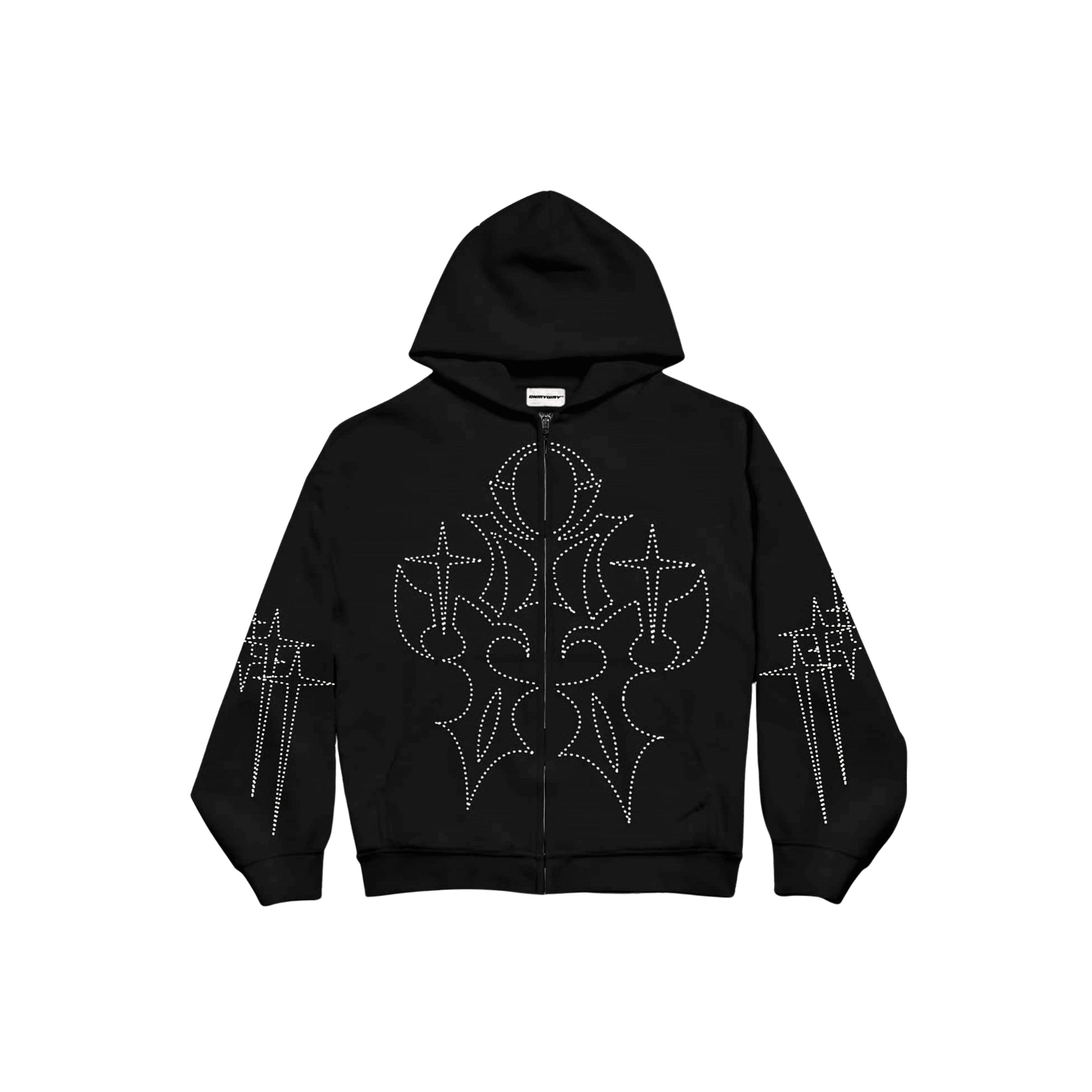 On My Way Perla Limited Zip Hoodie Black