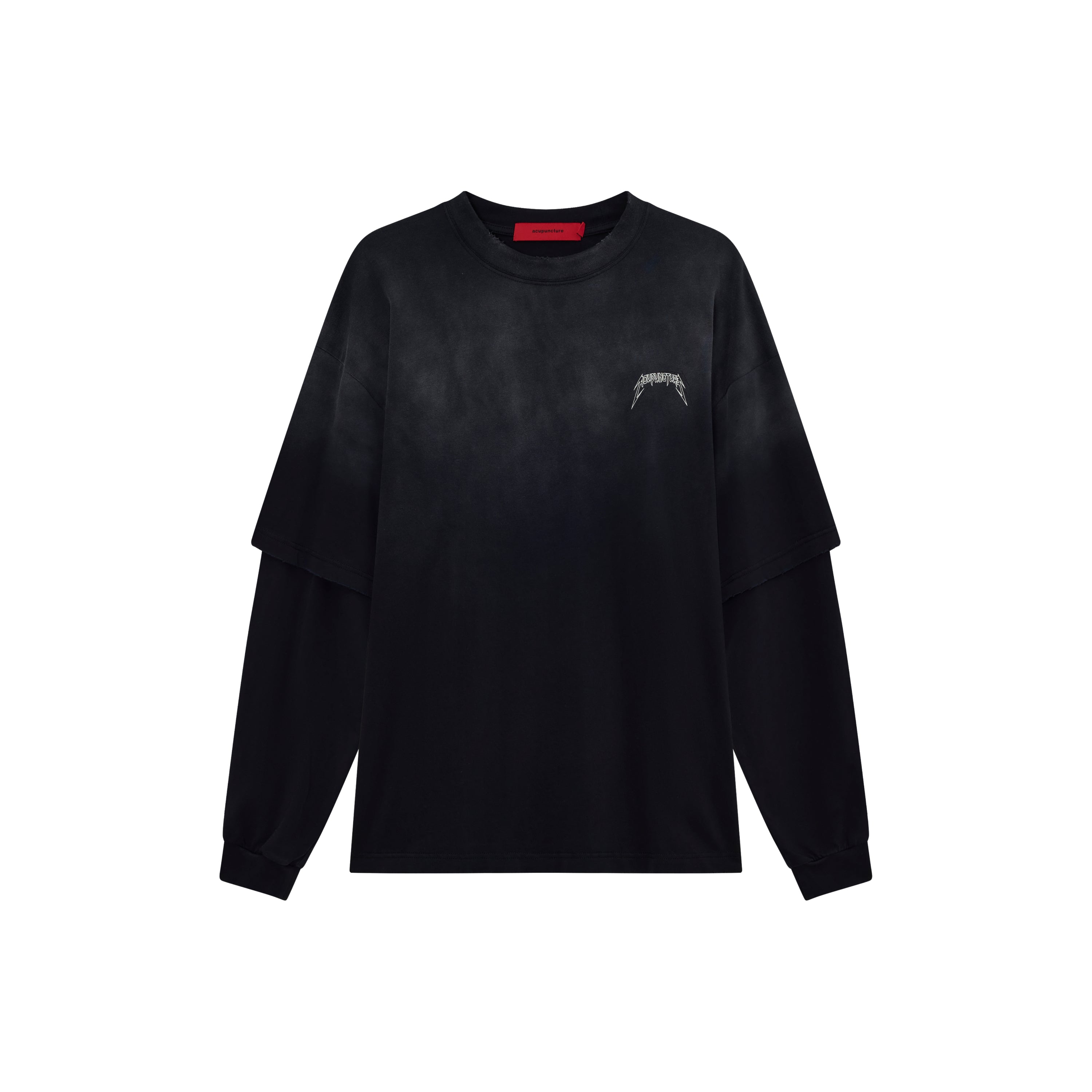 Acupuncture Metal Longsleeve Washed Black