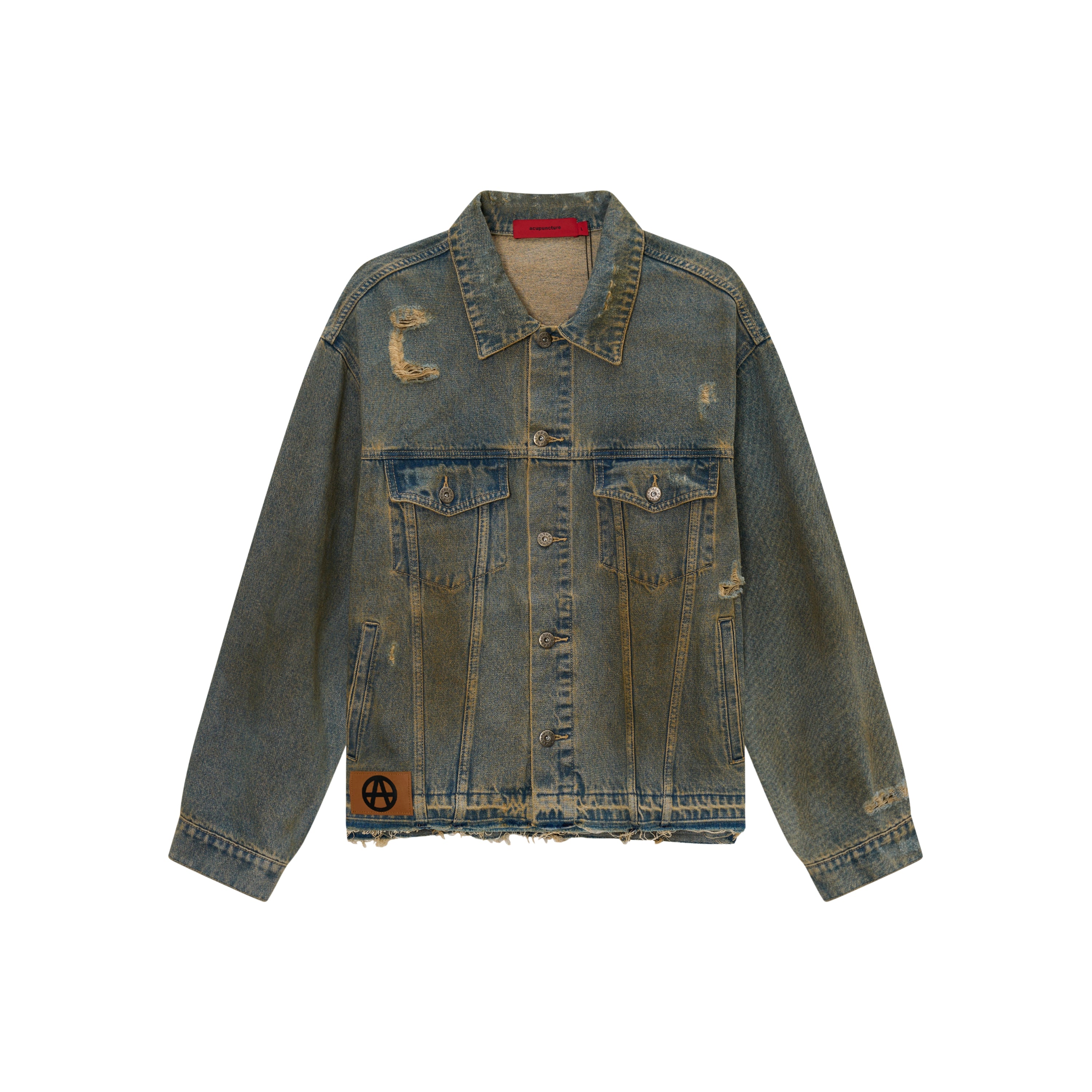 Acupuncture Original Trucker Jacket Dirty Brown