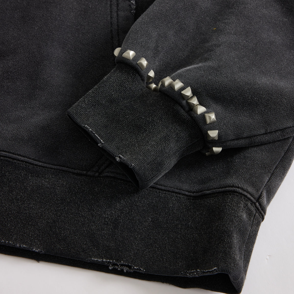 Acupuncture Punker Hoodie Washed Black
