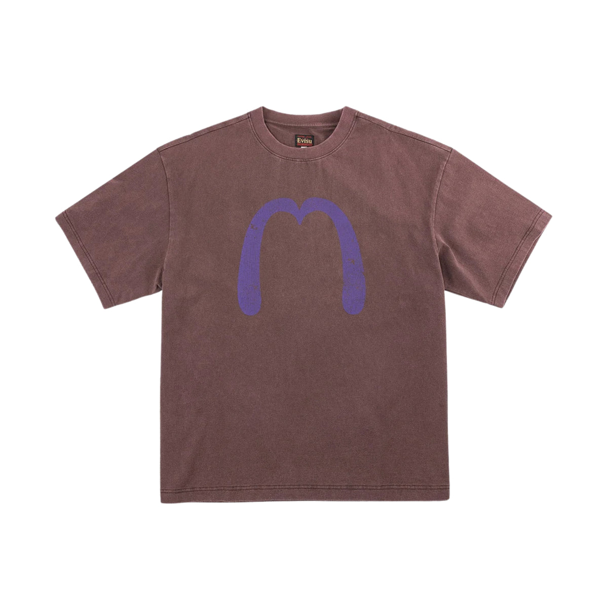 Evisu Vintage Lighter Tee Brown