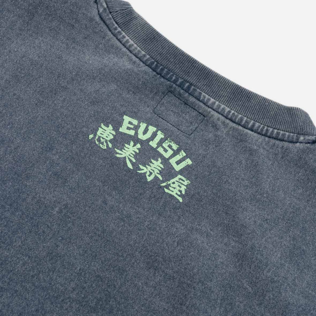Evisu Vintage Seagull Printed Tee Dark Navy