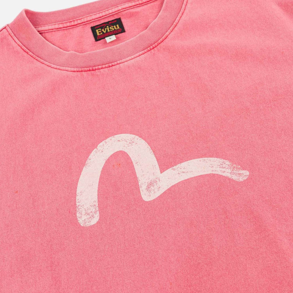 Evisu Vintage Seagull Printed Tee Red
