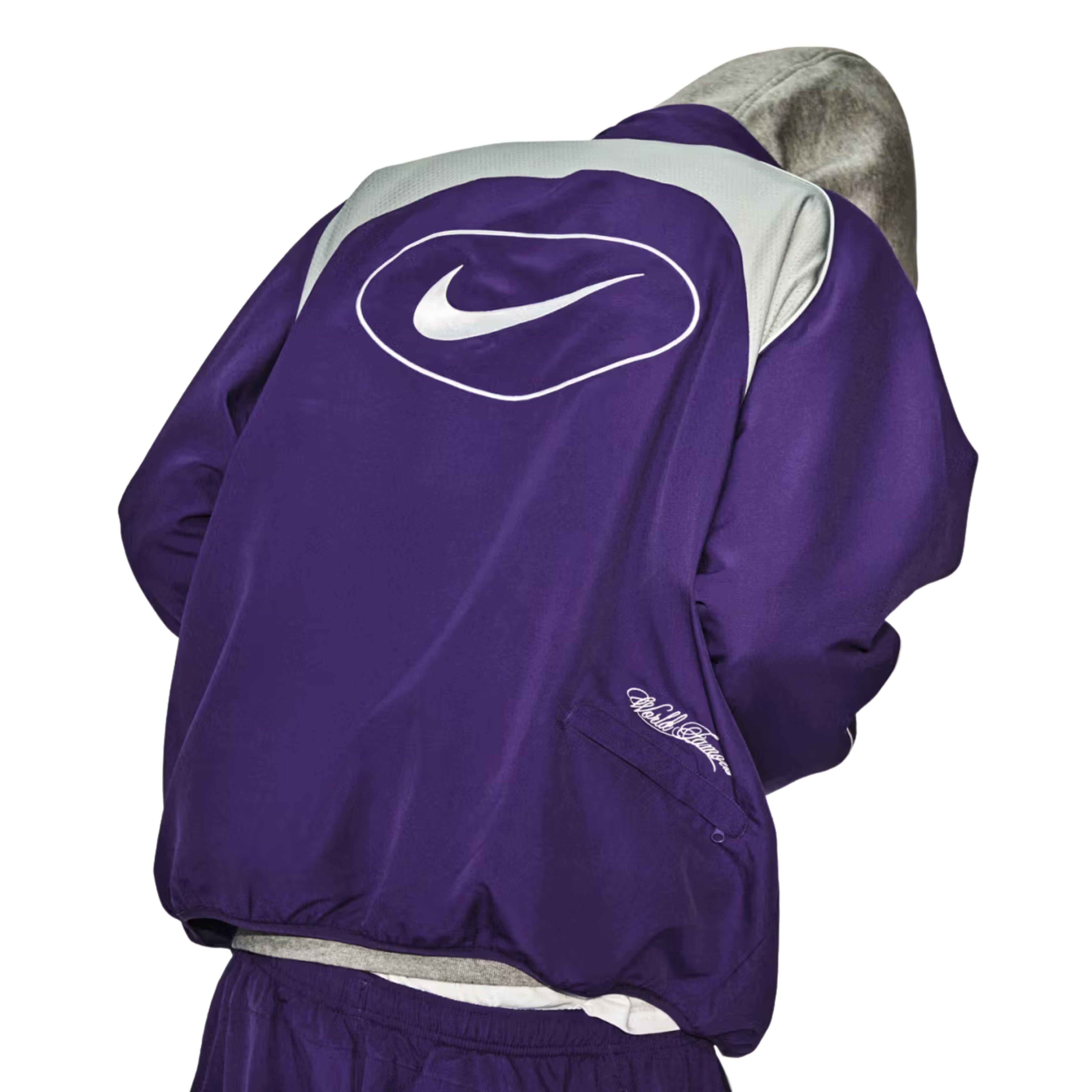 Supreme Nike Track Jacket Purple – QUEIO®