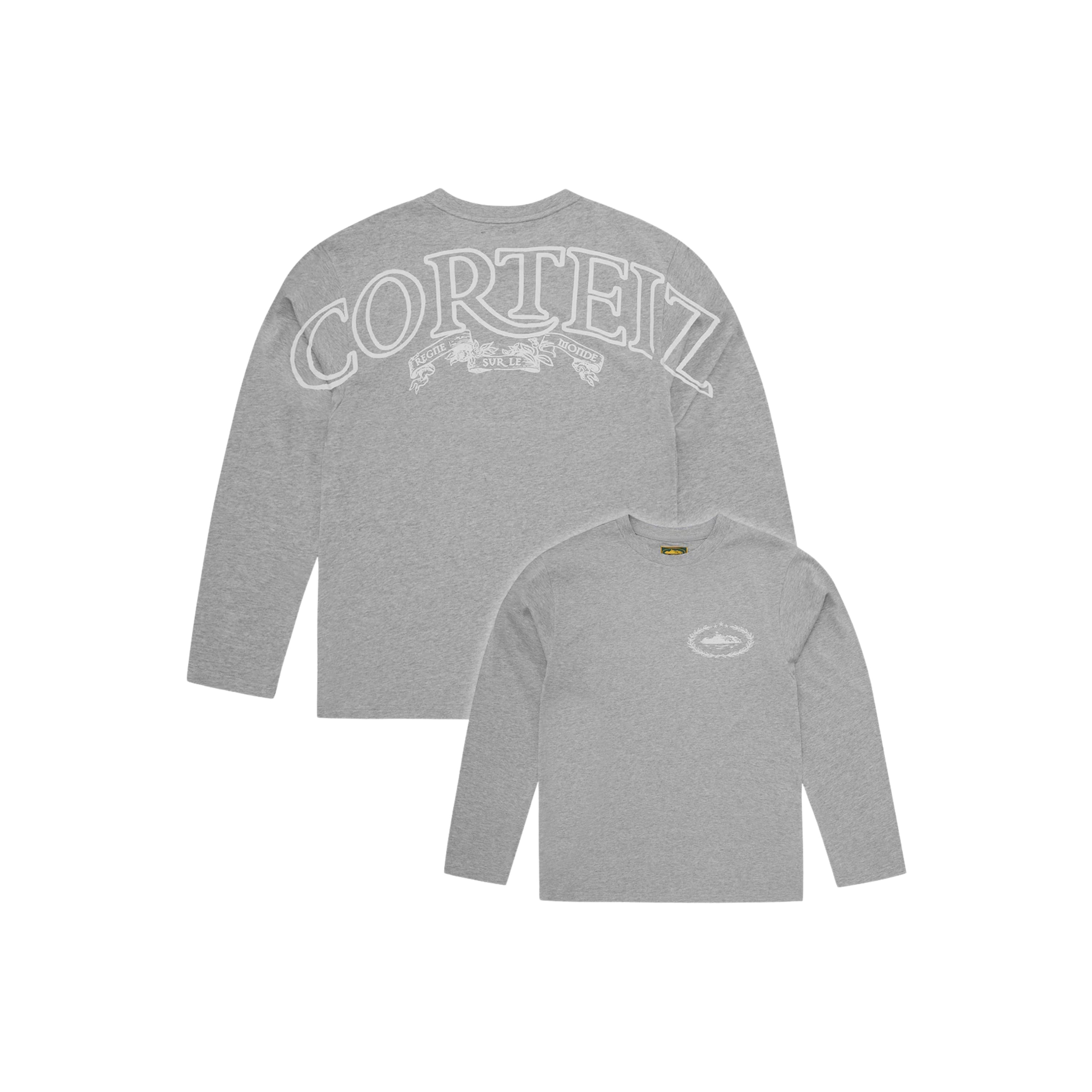 Corteiz Royale Heavyweight Longsleeve Heather Grey