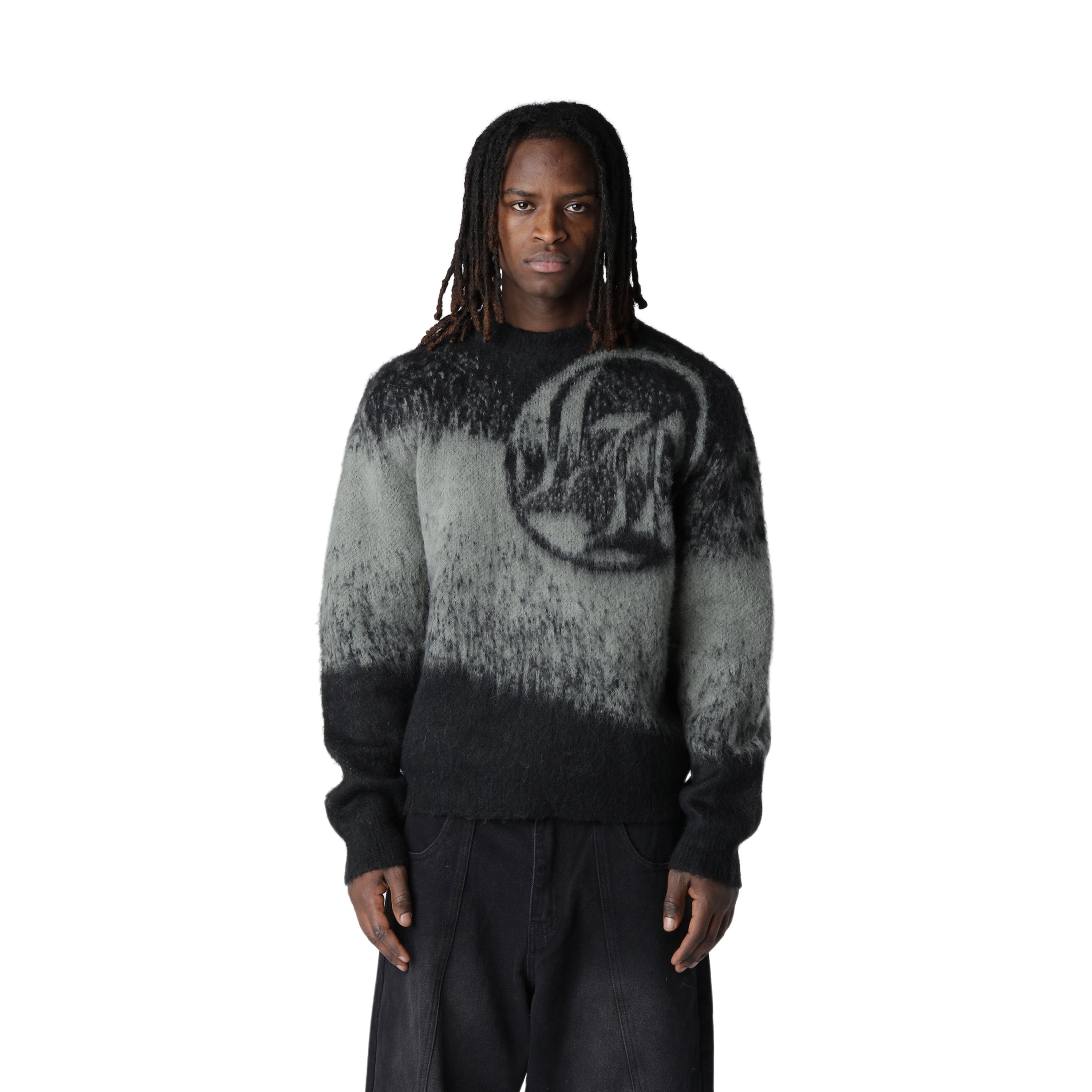 Lost Boys Textured Knitewear Black/Grey