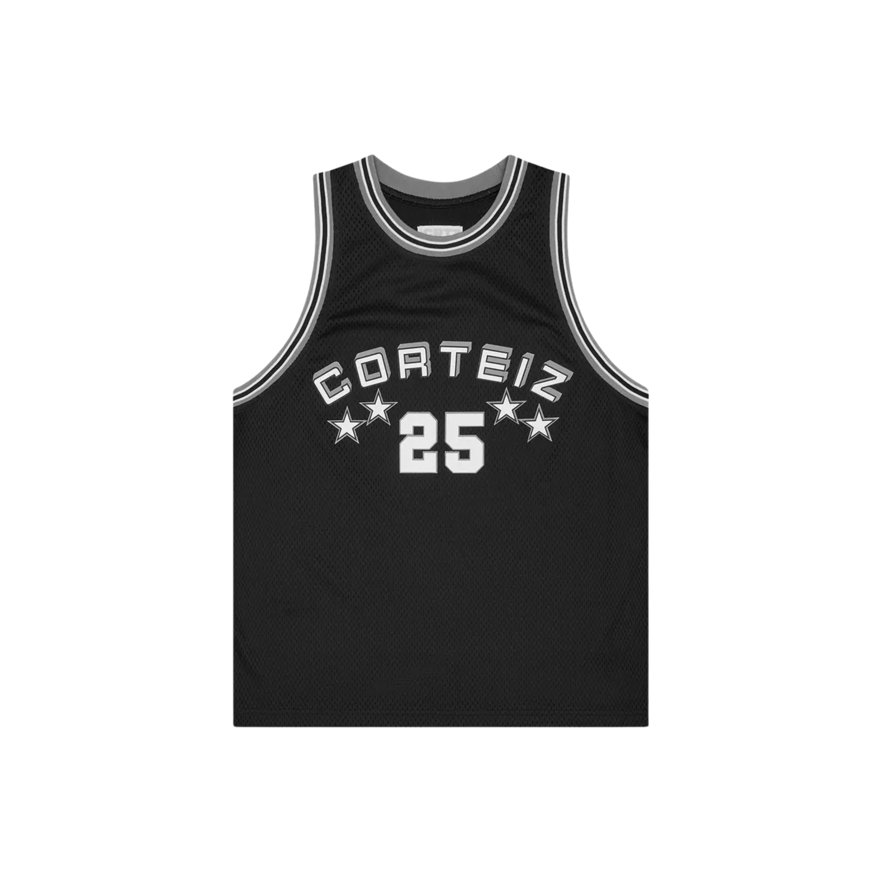 Corteiz Stars Basketball Jersey Black