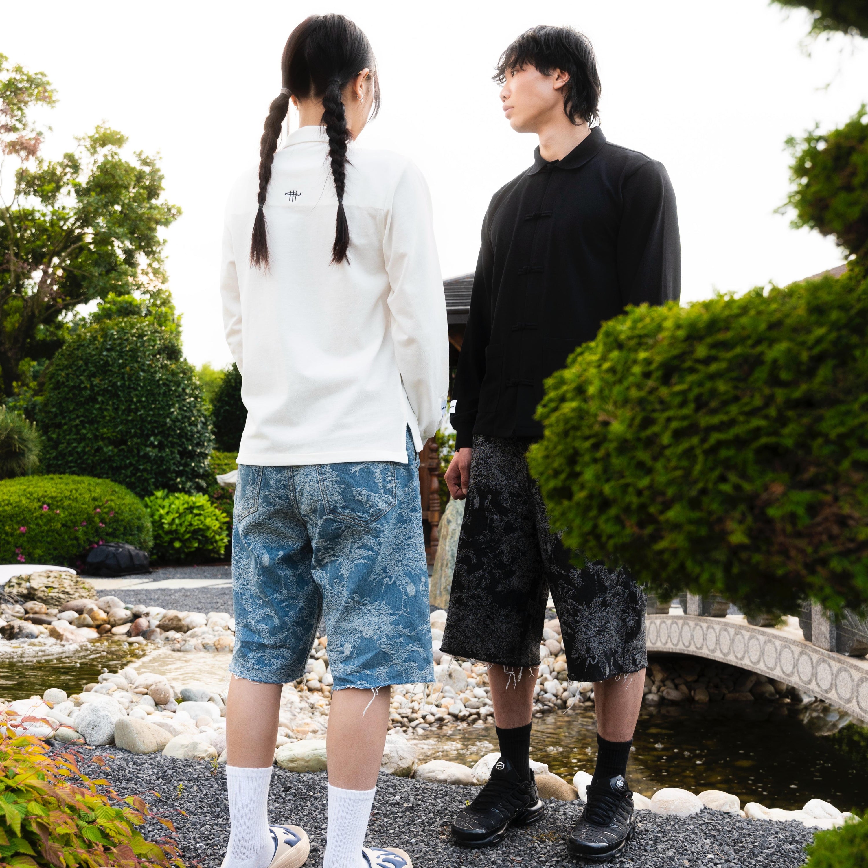 On My Way Jacquard Shorts Blue