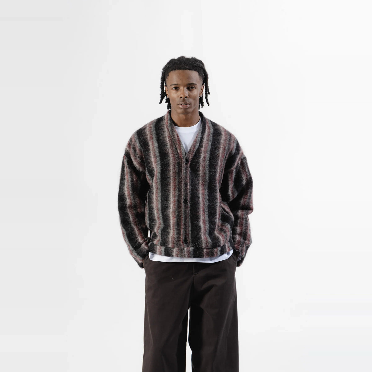 Mood-One Mohair Cardigan Black