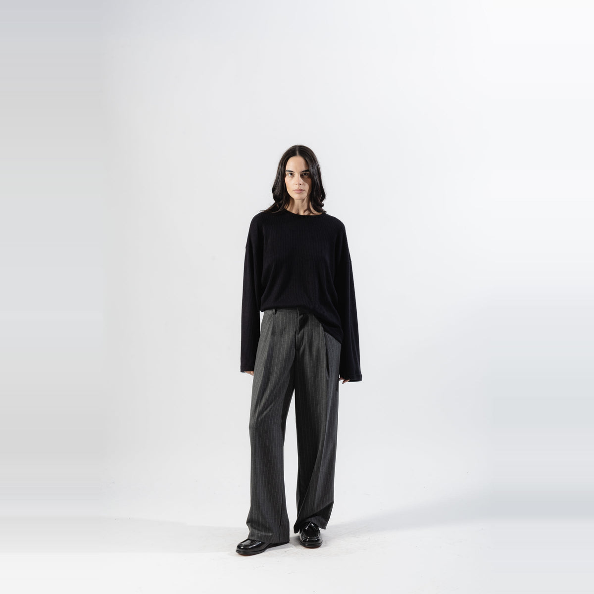 Mood-One Ribbed Longsleeve Black
