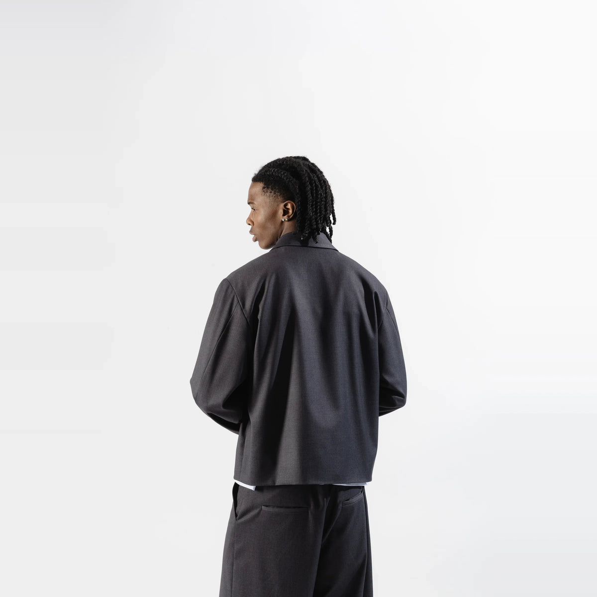 Mood-One Tailored Zip Jacket Grey