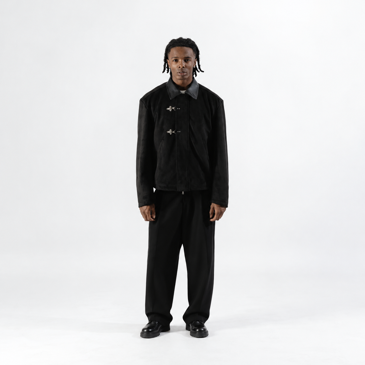 Mood-One Clasp Jacket Black