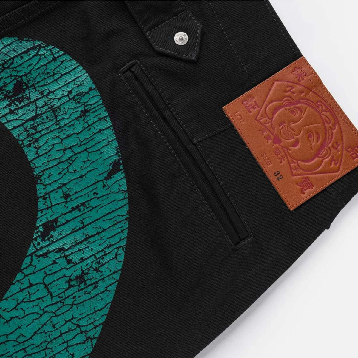 Evisu Chino Daikoku Work Pants Black