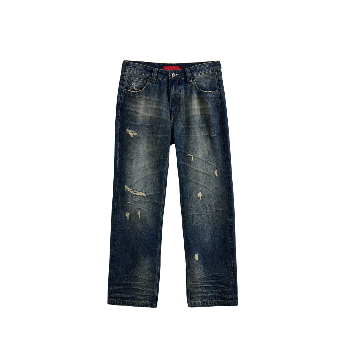 Acupuncture Texas Dirty Used Jeans Navy