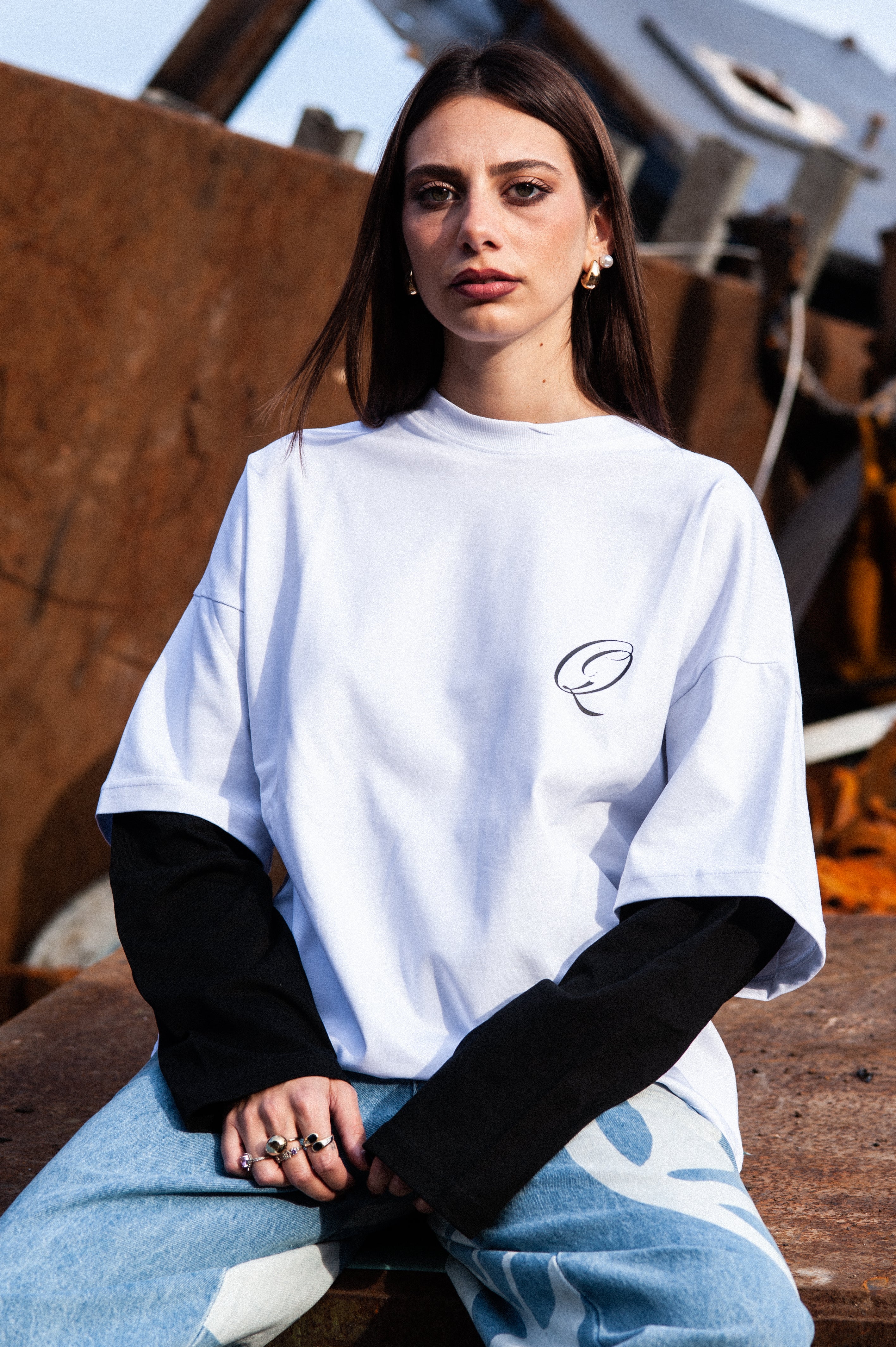 Queio Doublesleeve White