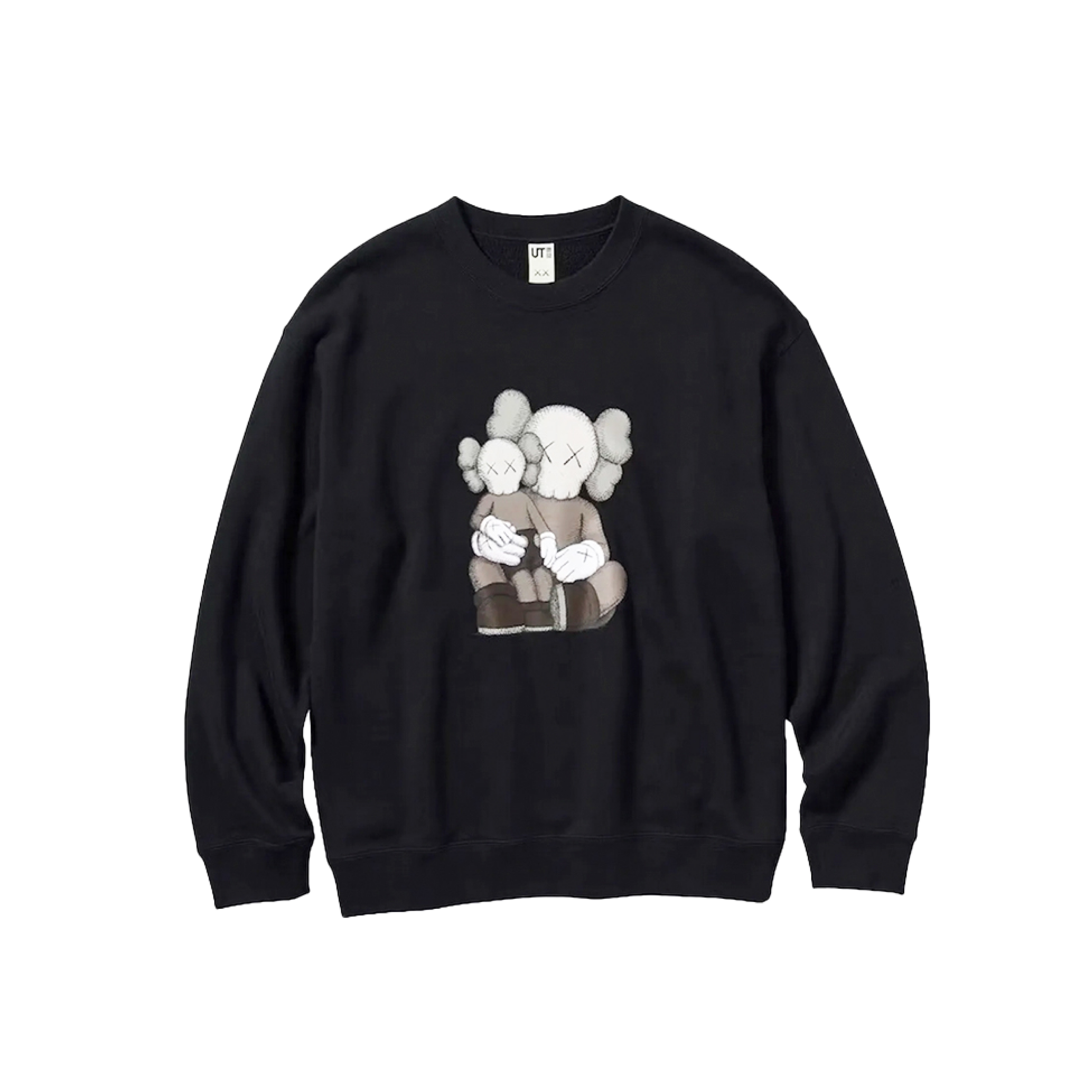 KAWS x Uniqlo Father & Son Graphic Sweatshirt Black