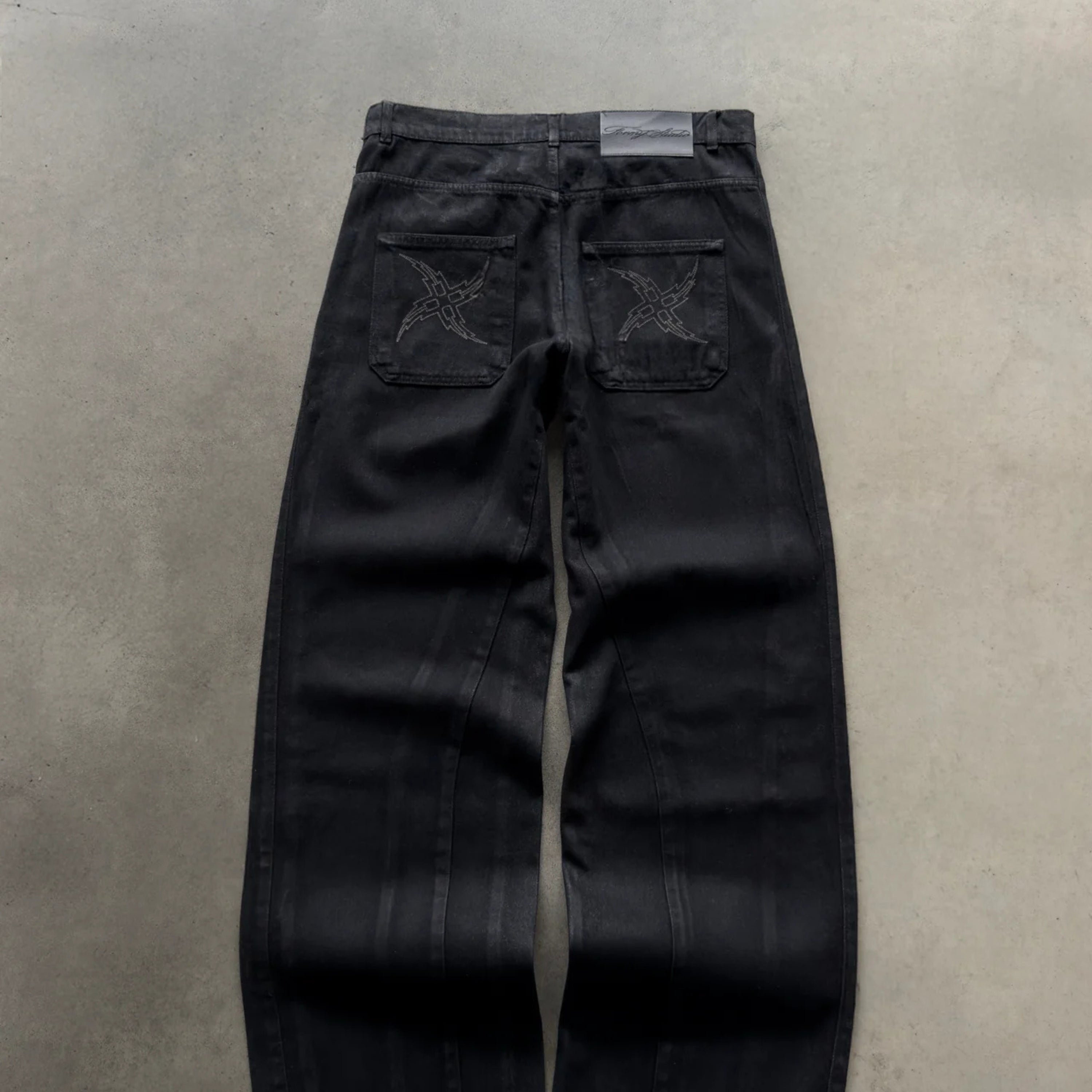 Formy Studio Waxed Raw Denim Black