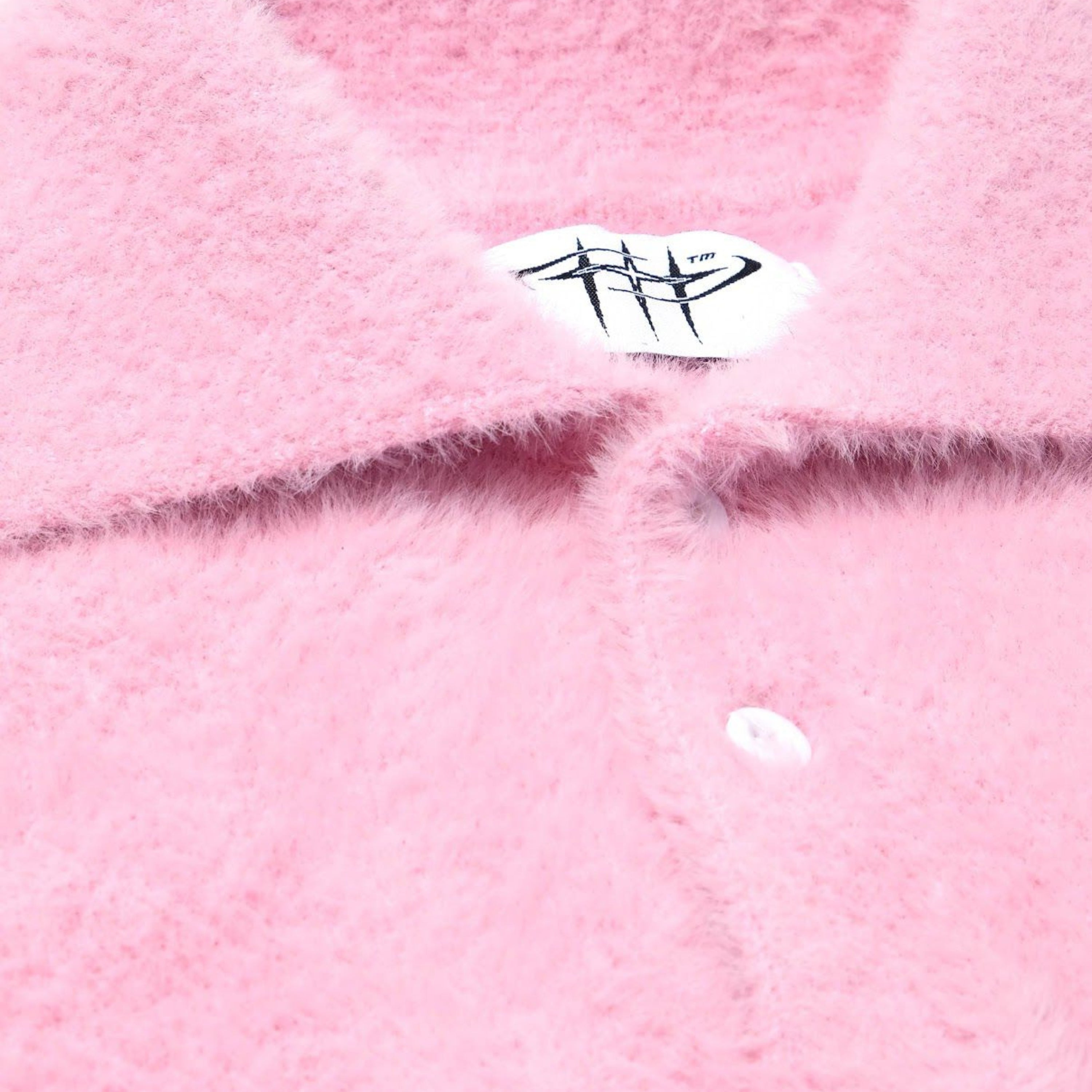 On My Way Furry Polo Longsleeve Pink