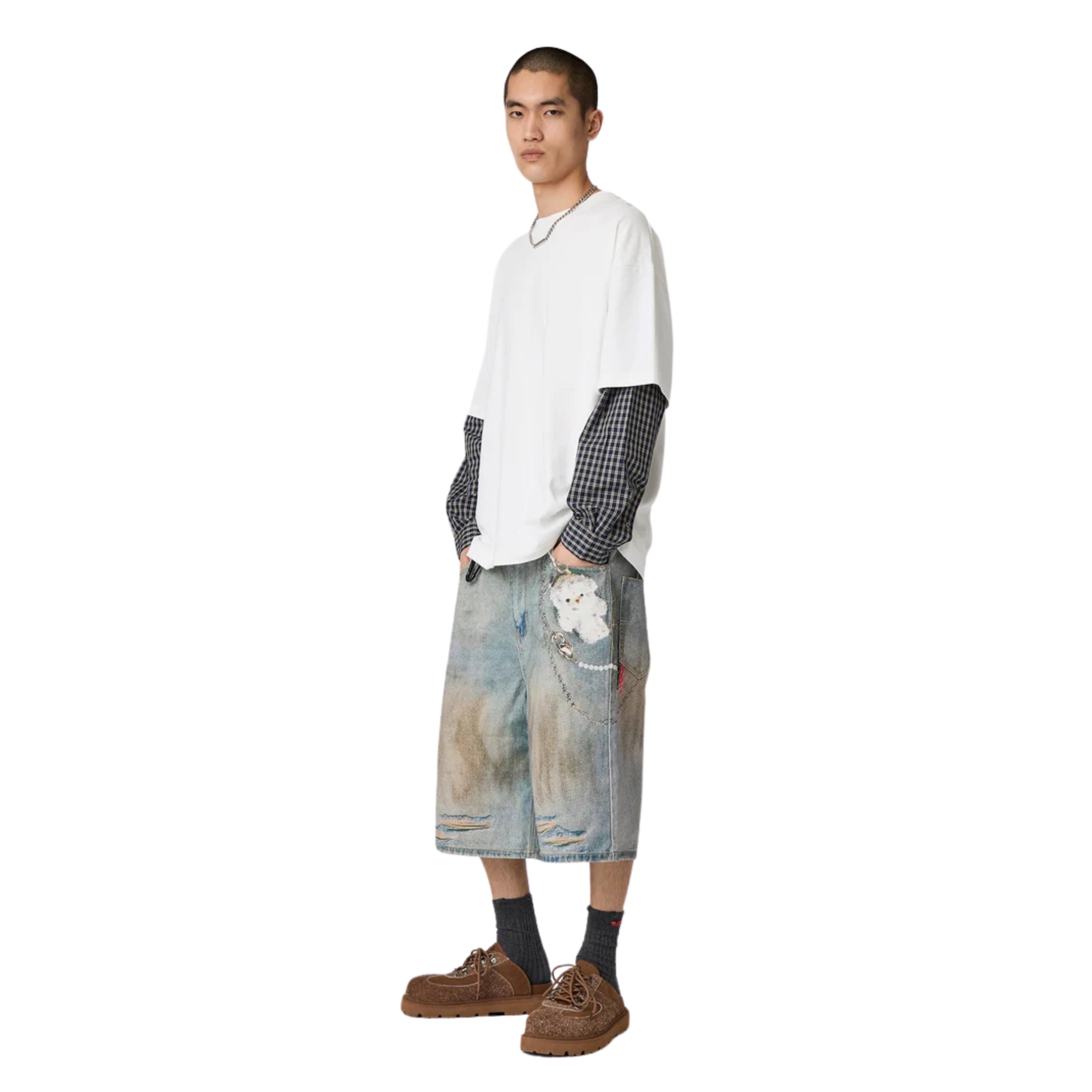 Acupuncture Ocean Front Shorts Blue