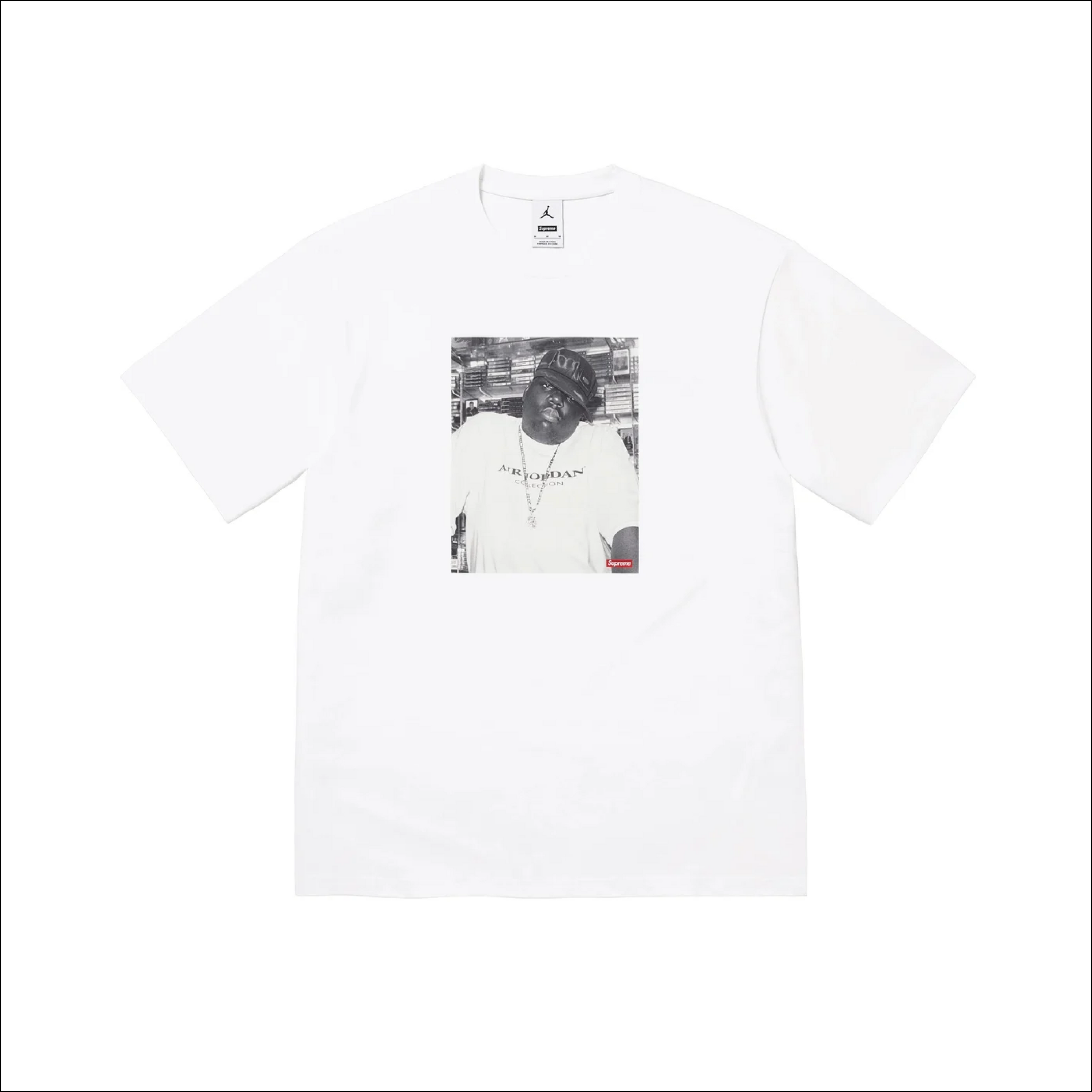 Supreme Jordan Biggie S/S Tee White