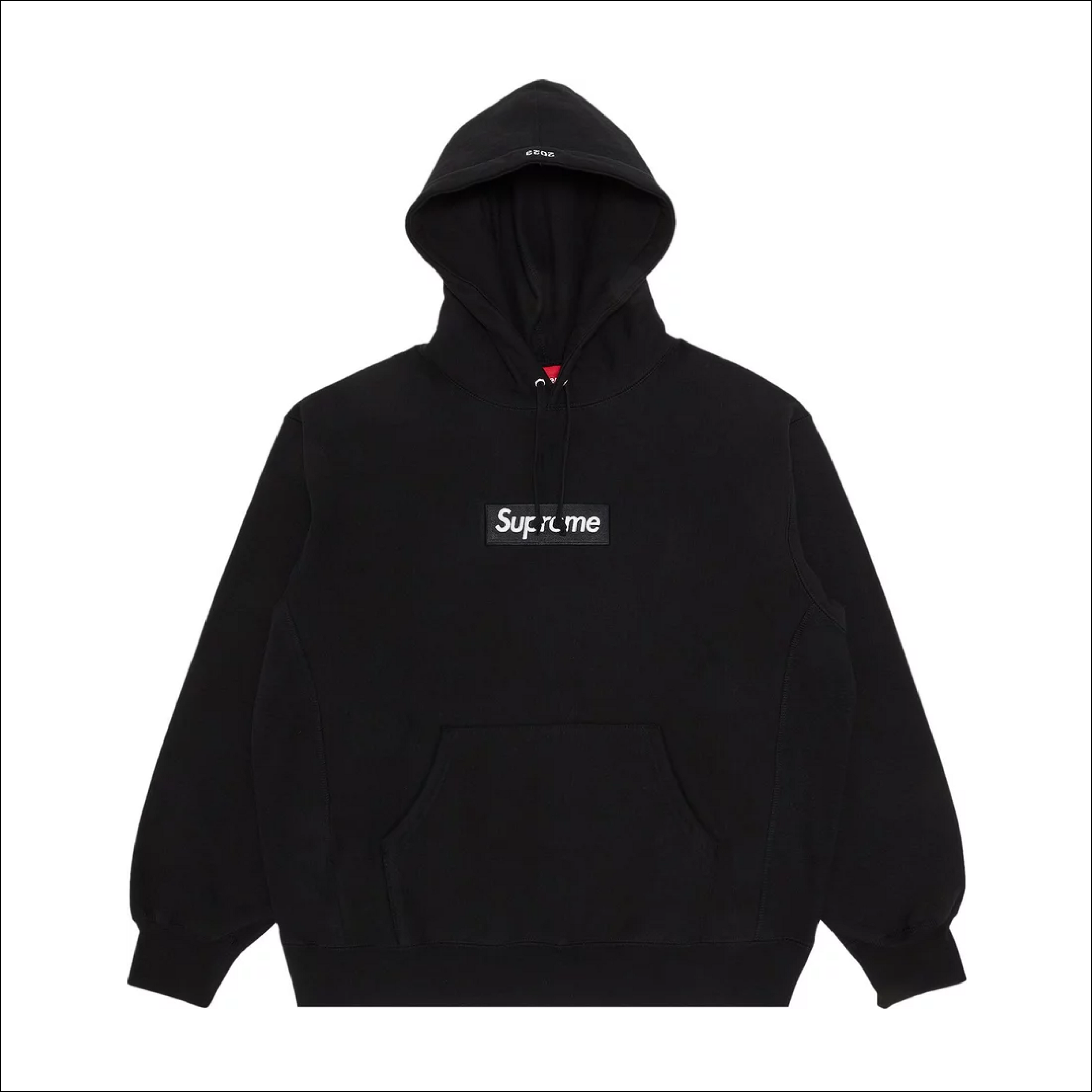 Supreme Box Logo Hooded Black FW23