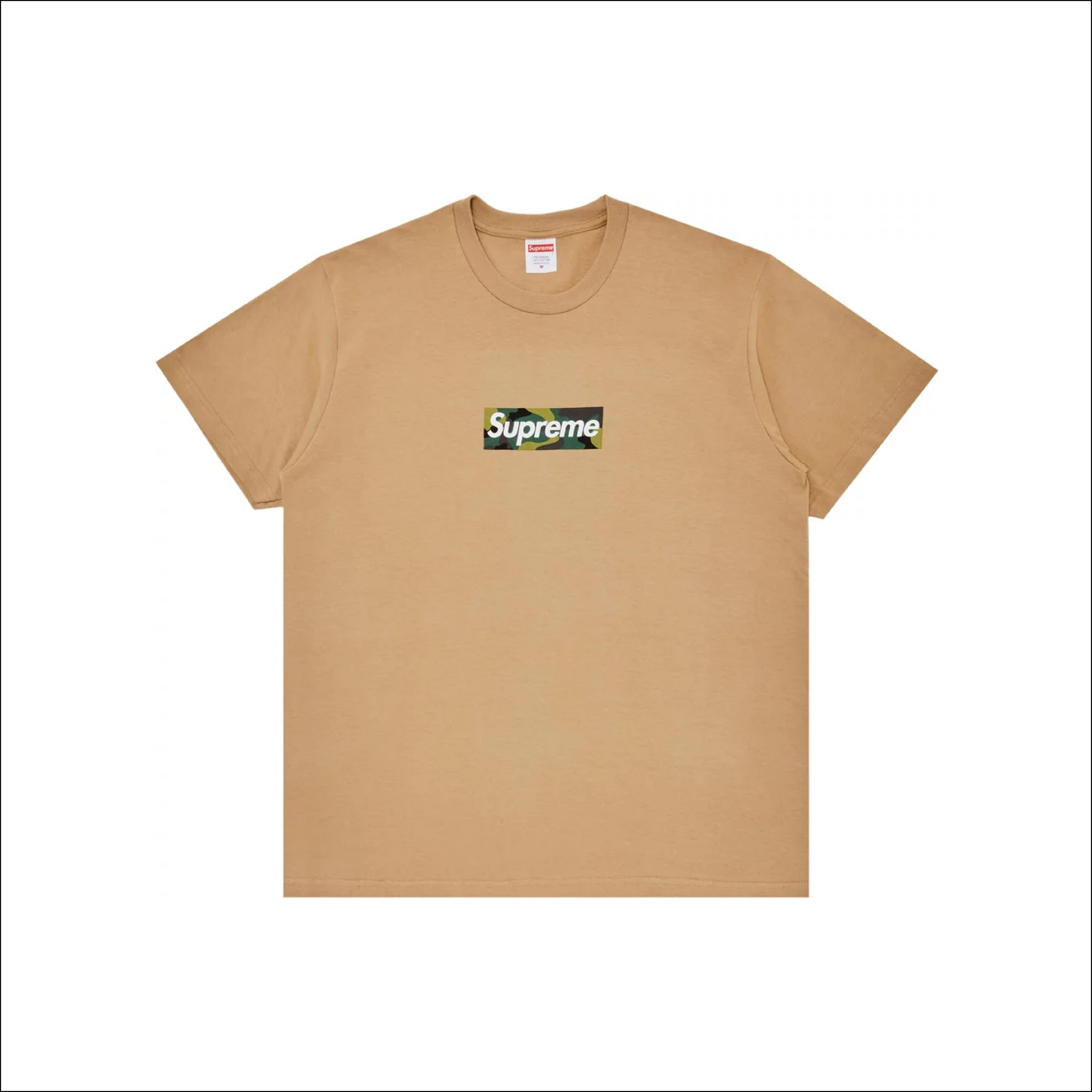 Supreme Box Logo Tee Camo Khaki FW23