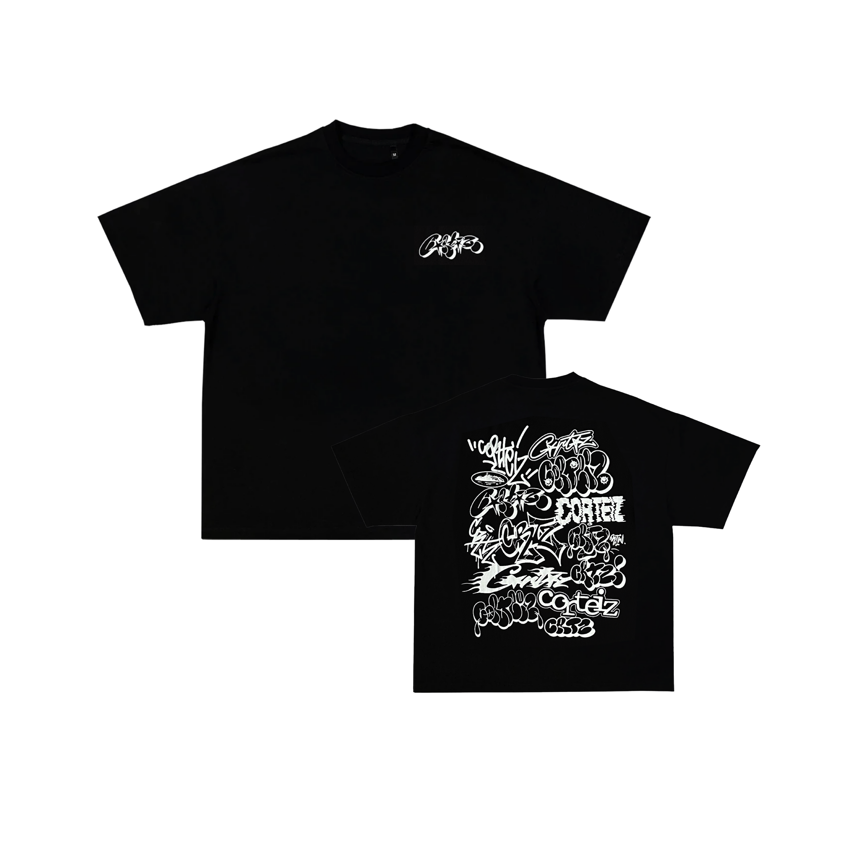 Corteiz Graffiti Tee Black