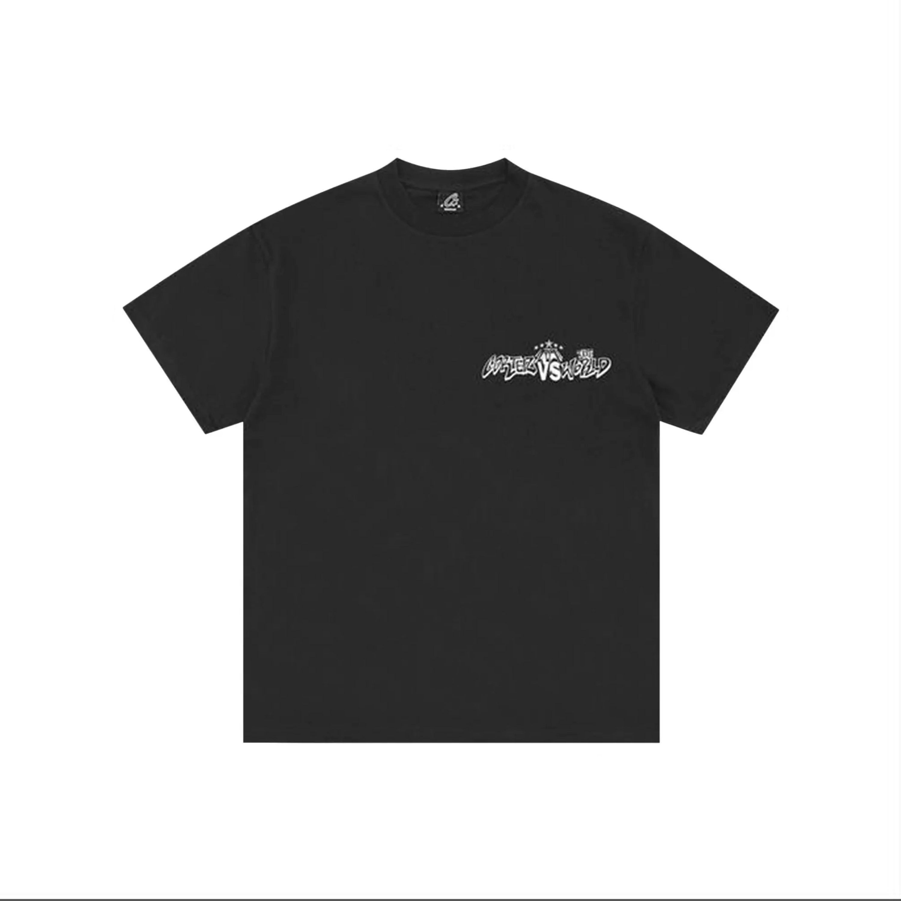 Corteiz vs The World Tee Black