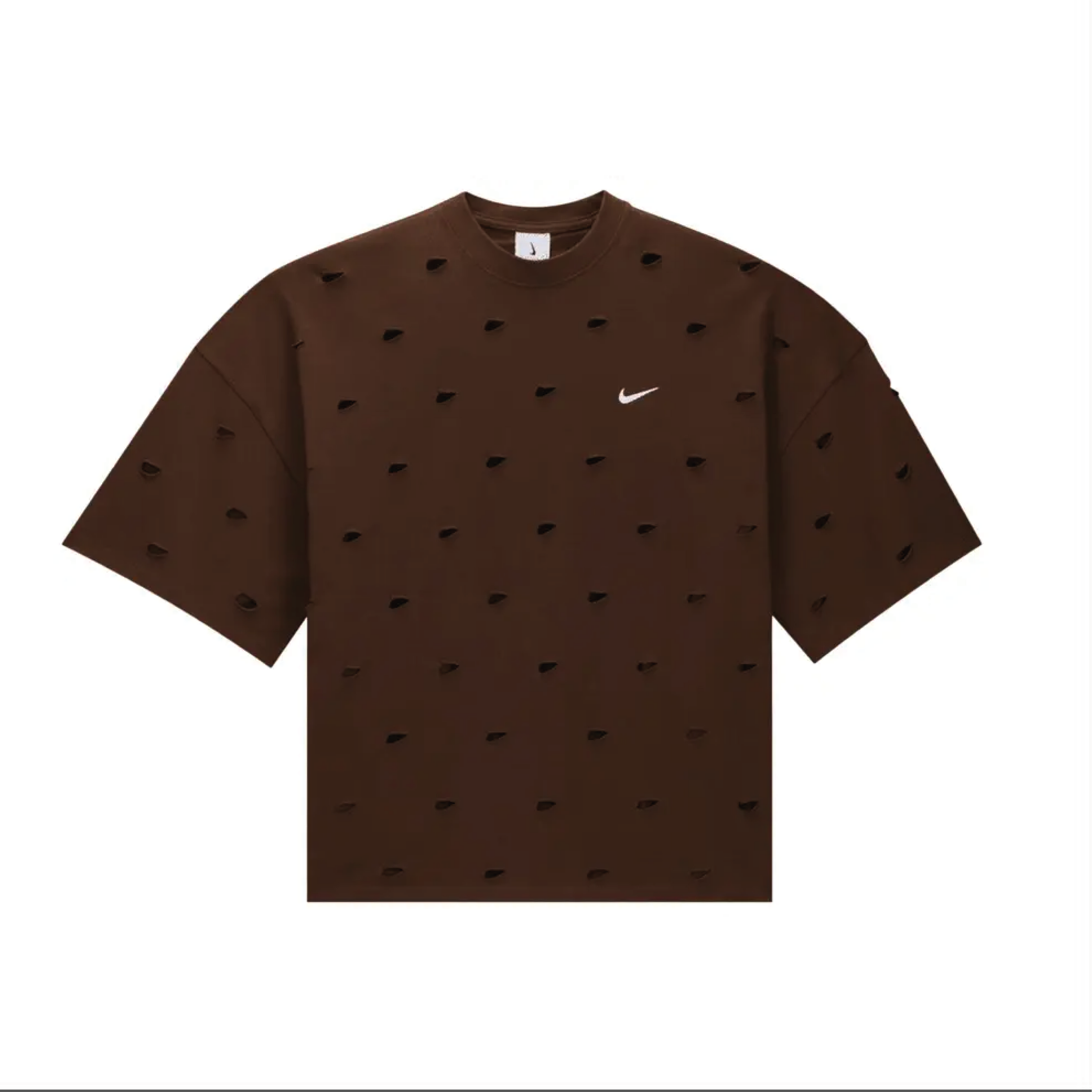 Jacquemus x Nike Le Swoosh T-shirt Cutout Brown