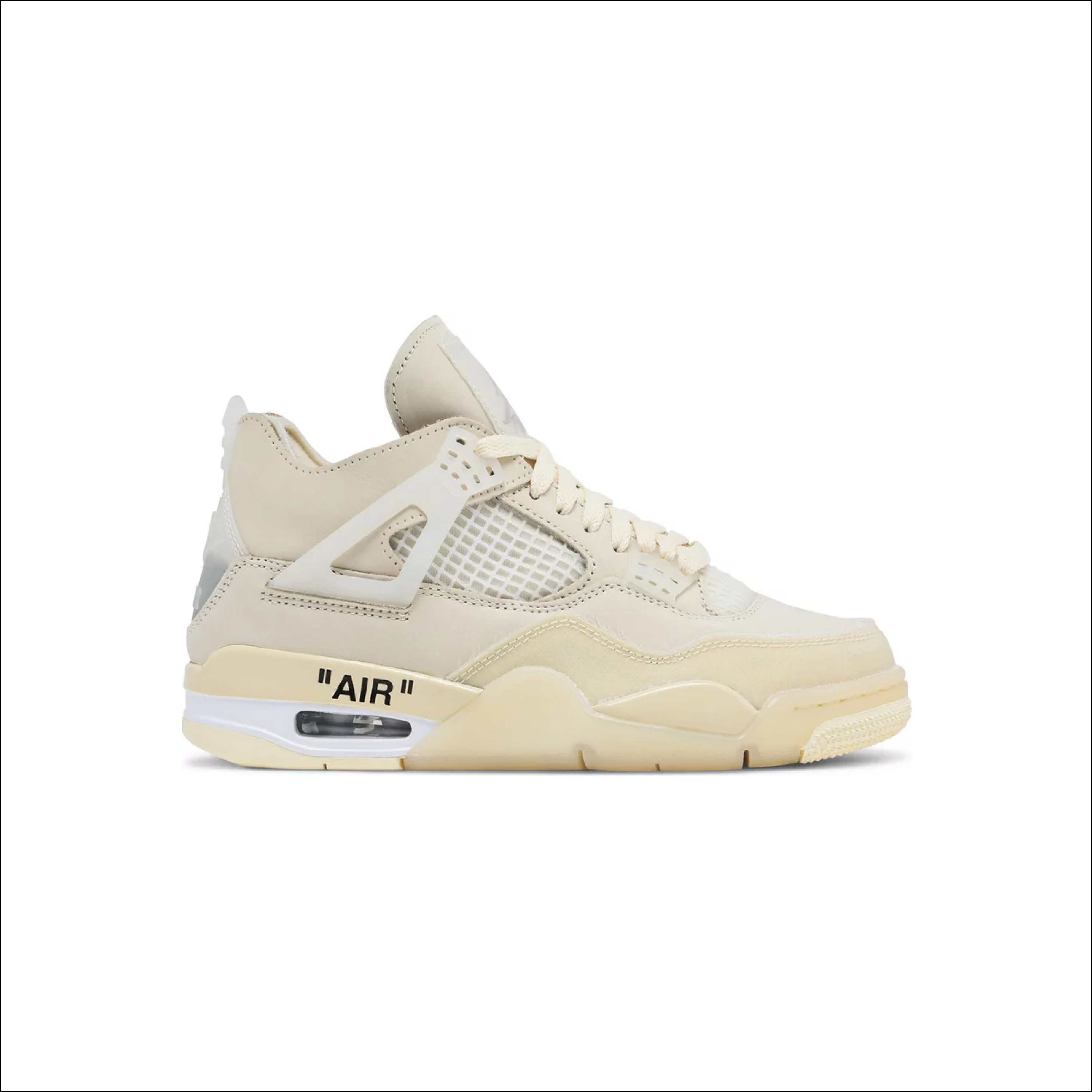 Off-White x Air Jordan 4 Retro SP Sail