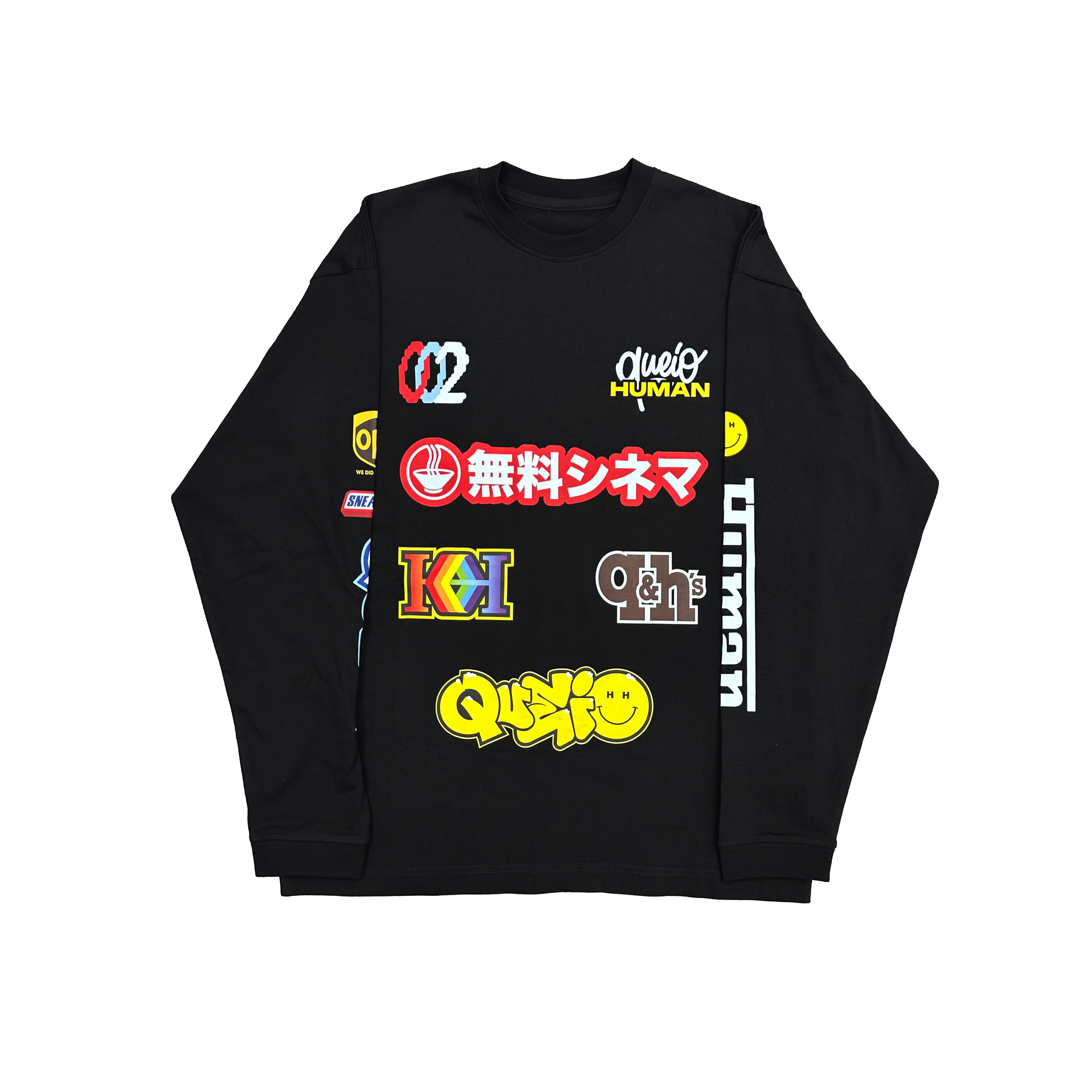 Queio x Human Racer Longsleeve Black