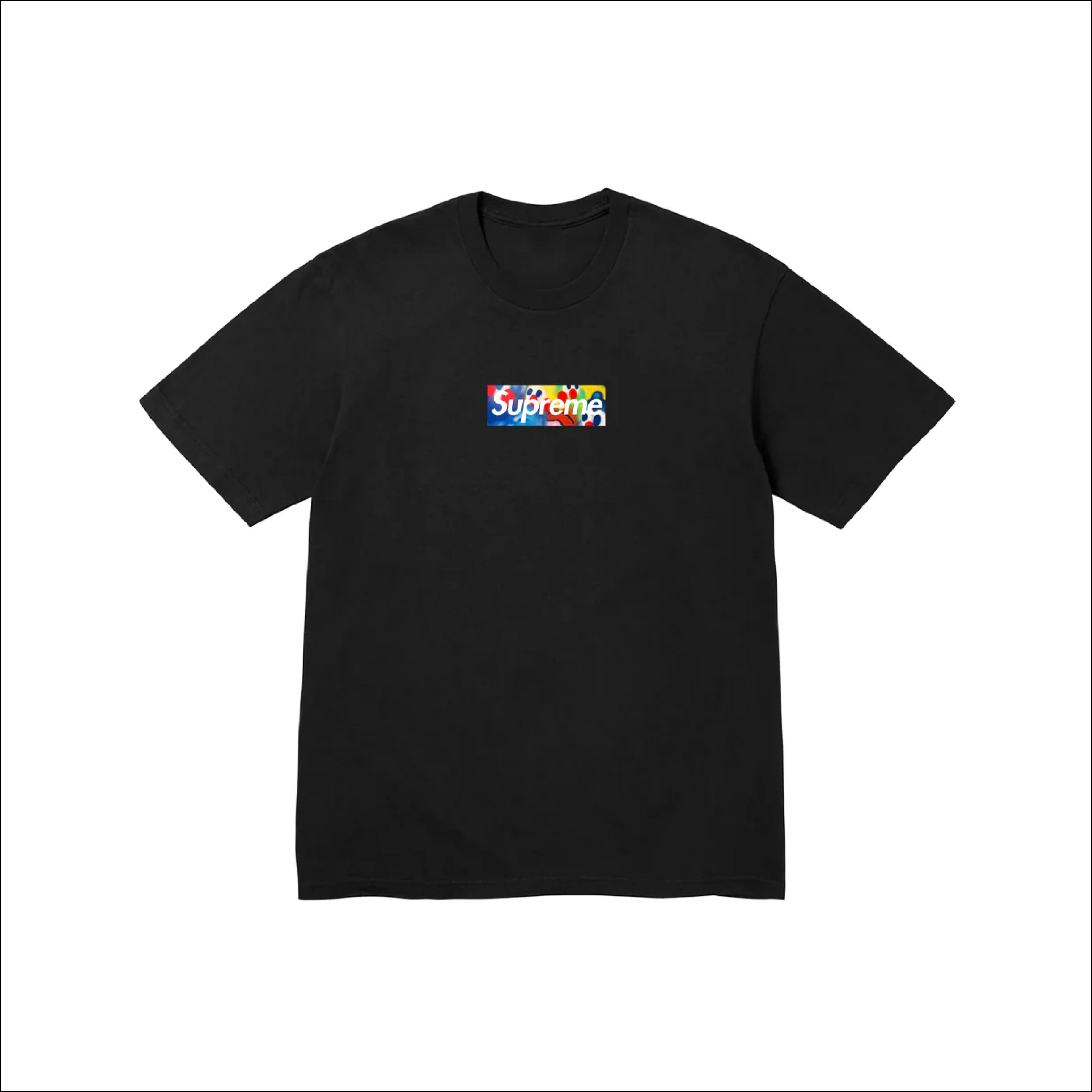 Olaolu Slawn Supreme Box Logo Bootleg Tee Black