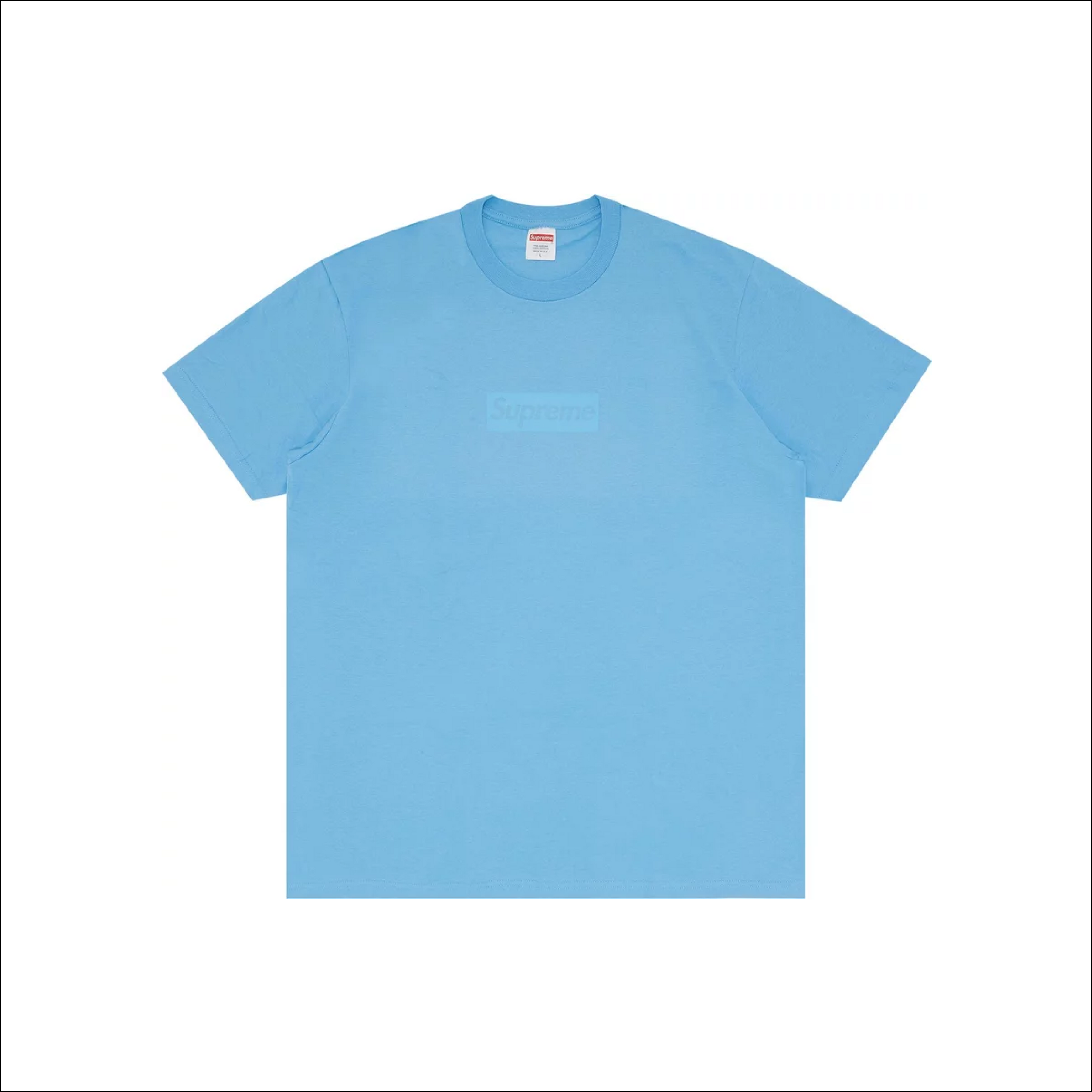 Supreme Tonal Box Logo Tee Blu