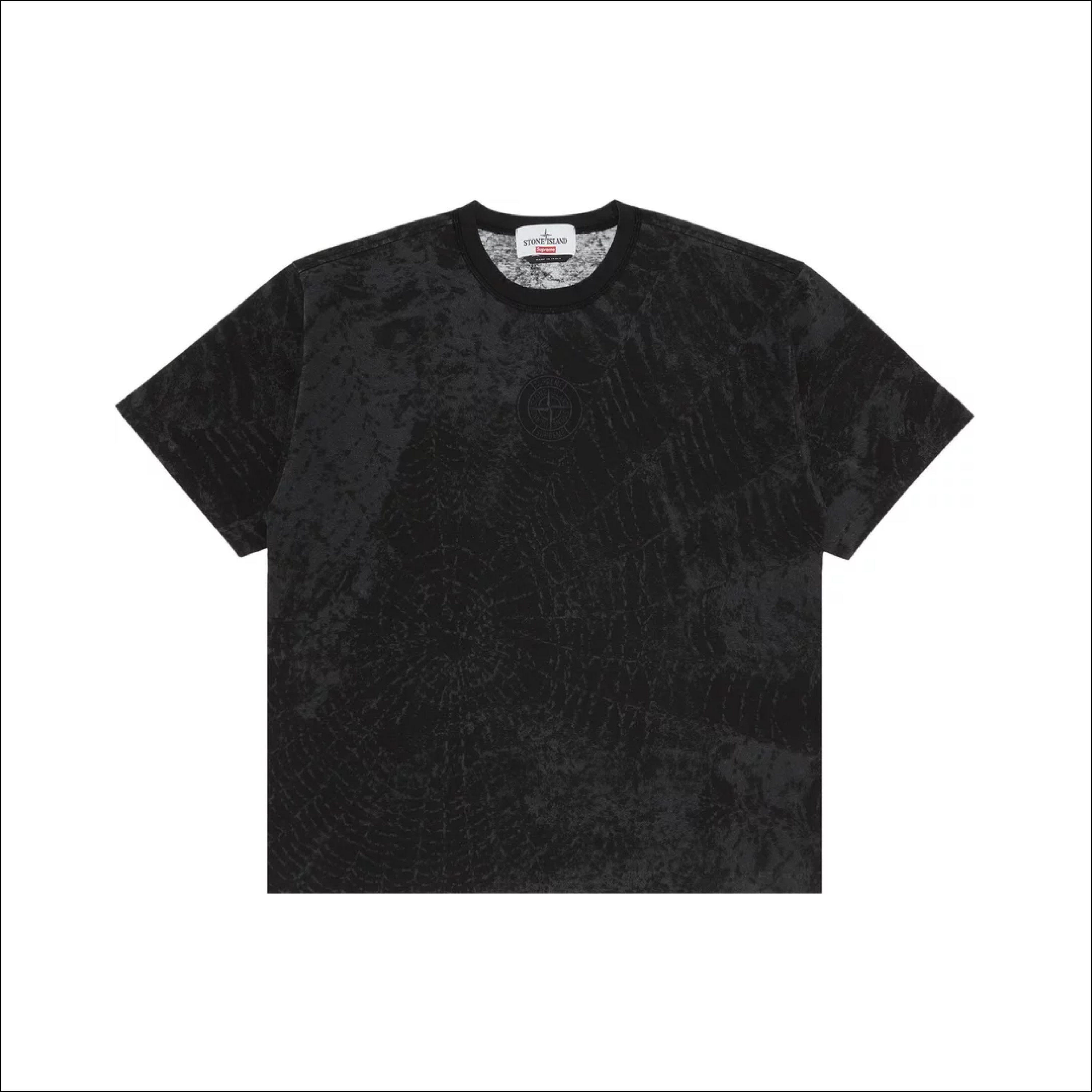 Supreme Stone Island P/E Tee Black FW23